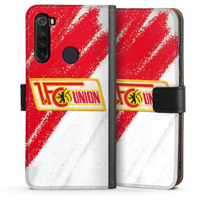 DeinDesign Handyhülle Offizielles Lizenzprodukt 1. FC Union Berlin Logo, Xiaomi Redmi Note 8 Hülle Handy Flip Case Wallet Cover