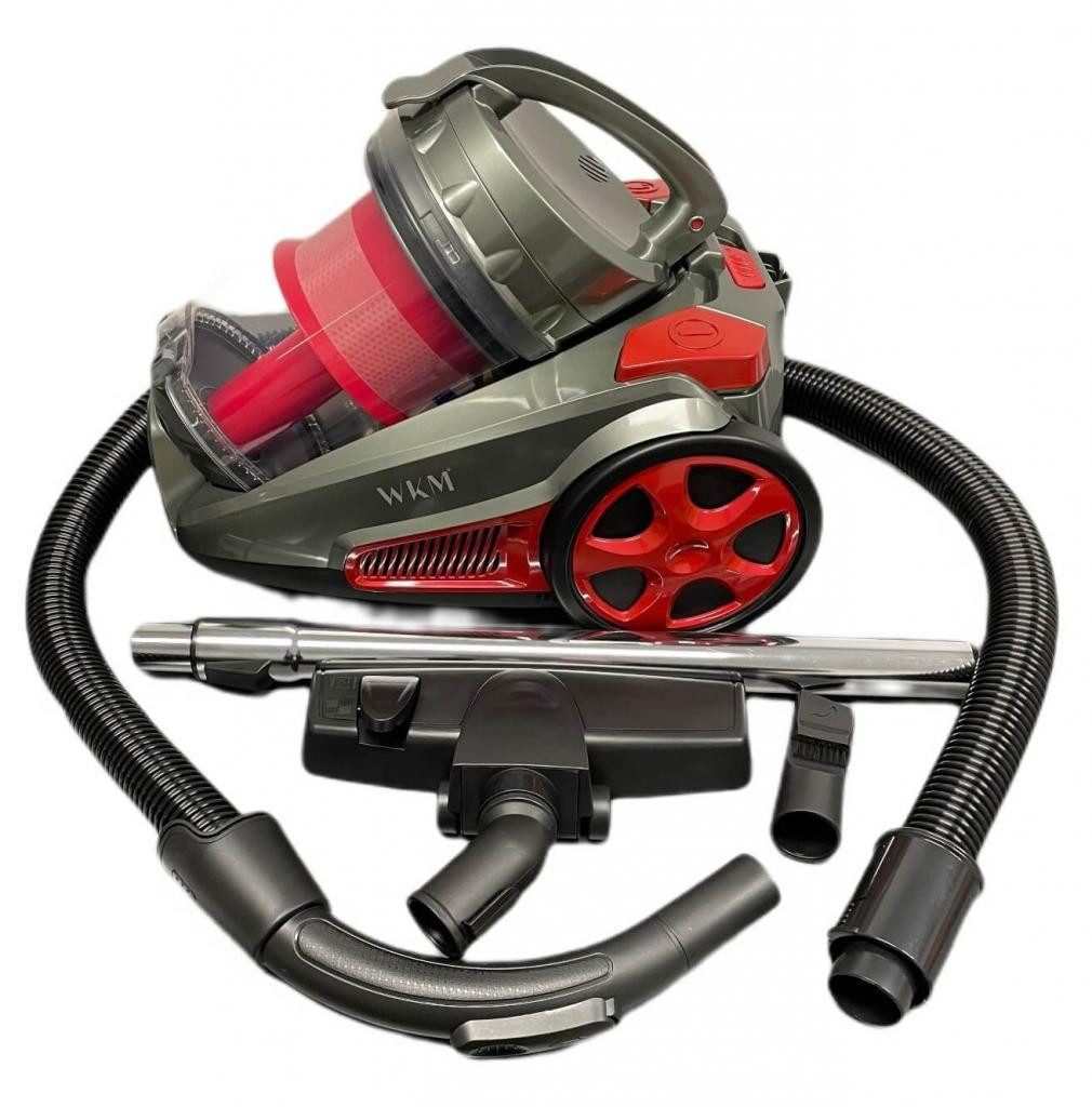 WKM Bodenstaubsauger WKM PSC-2300W.17 Zyklon rot, beutellos