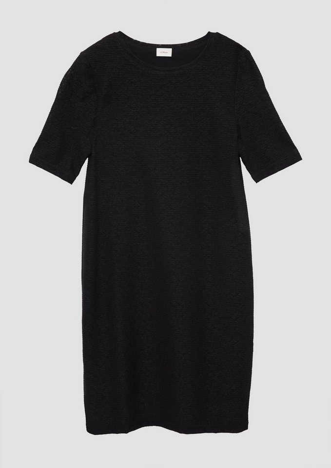 s.Oliver Midikleid Kleid Schmal geschnittenes Kleid aus elastischer Spitze