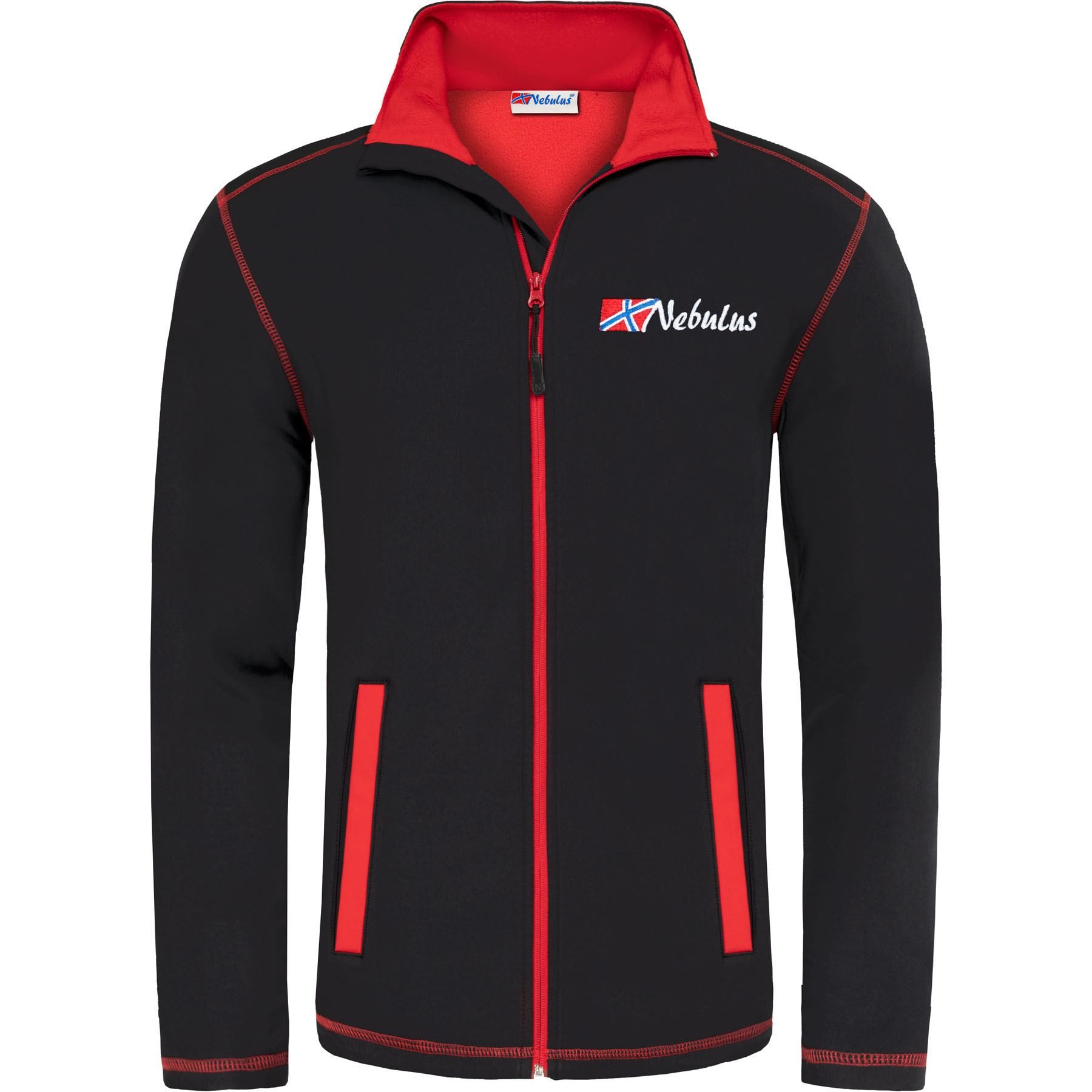Nebulus Softshelljacke TROPIC, P5555 - Herren, schwarz-rot, M günstig online kaufen