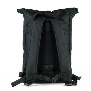 Spleen Berlin Fahrradrucksack Liz - Black Rucksack und Fahrradtasche, Made in Europa, Laptopfach, Schlüsselband, kleines extra Täschchen