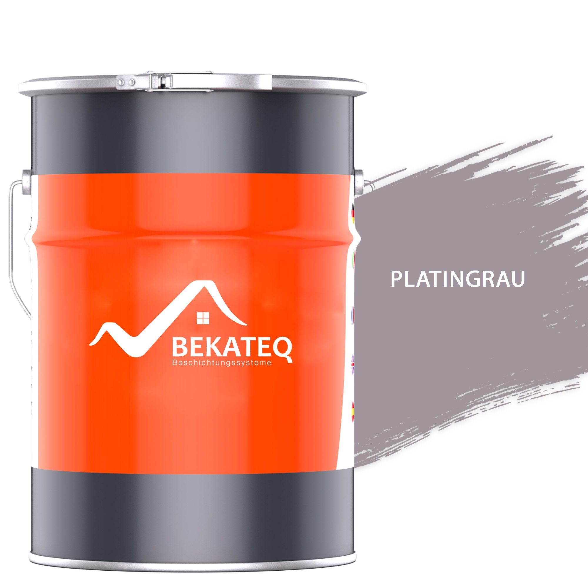 BEKATEQ Dachfarbe BE-510, Dachbeschichtung für Beton, Ziegel, Eternit, Dachpappe, Bitumen