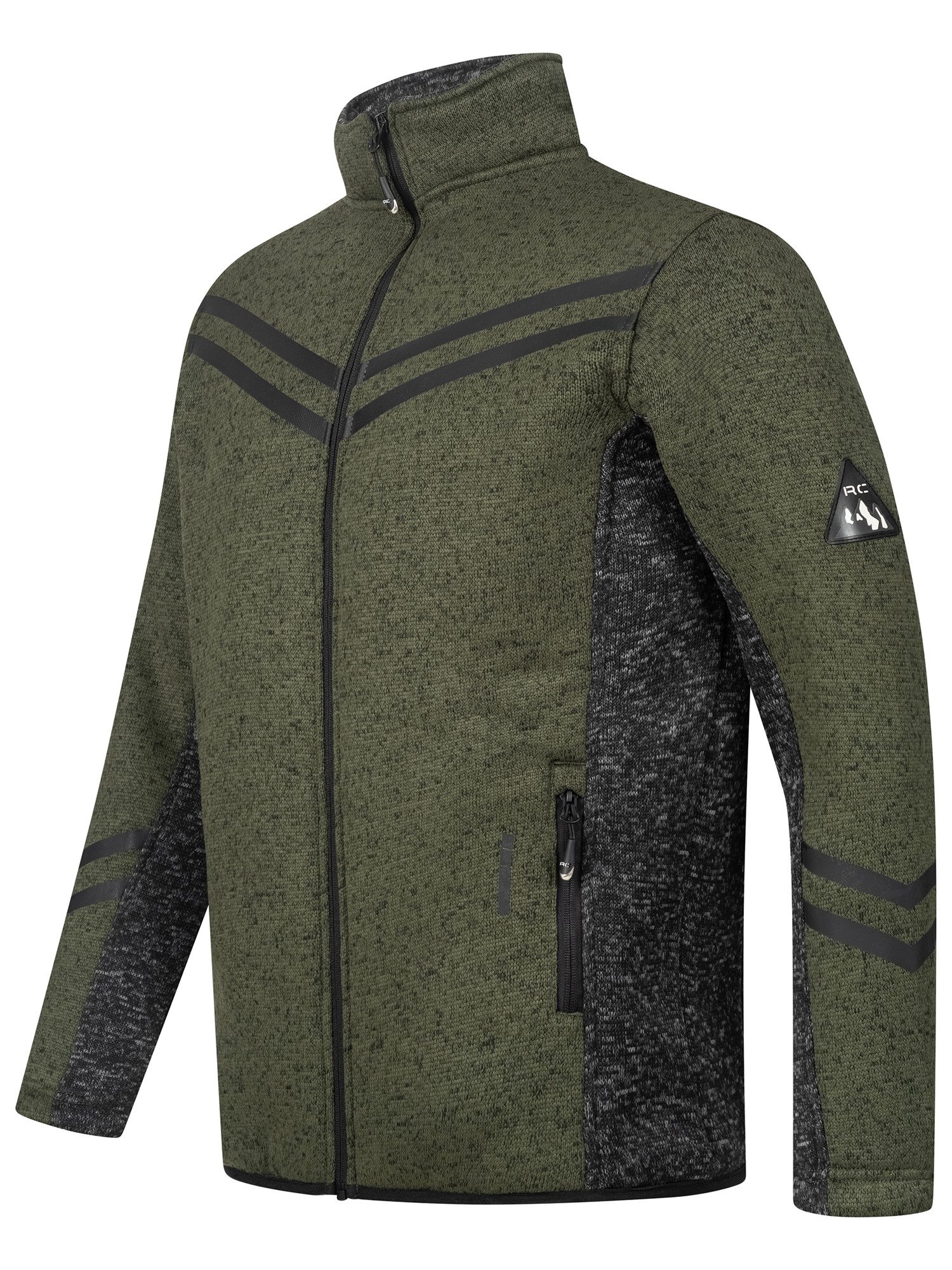 Rock Creek Fleecejacke Herren Jacke Melange günstig online kaufen