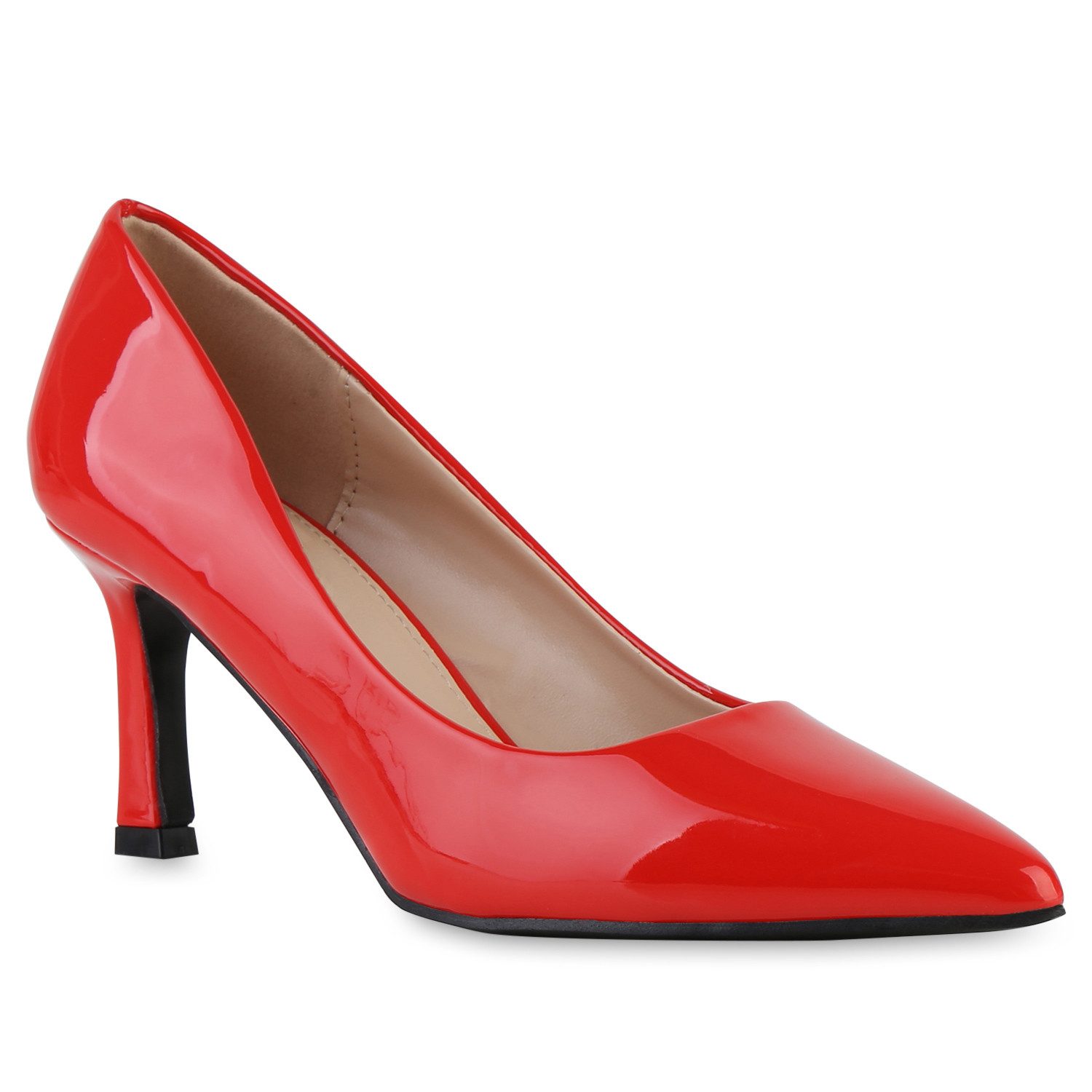 VAN HILL 841482 Pumps Damen Spitze Pumps Klassische Stiletto Absatzschuhe L günstig online kaufen