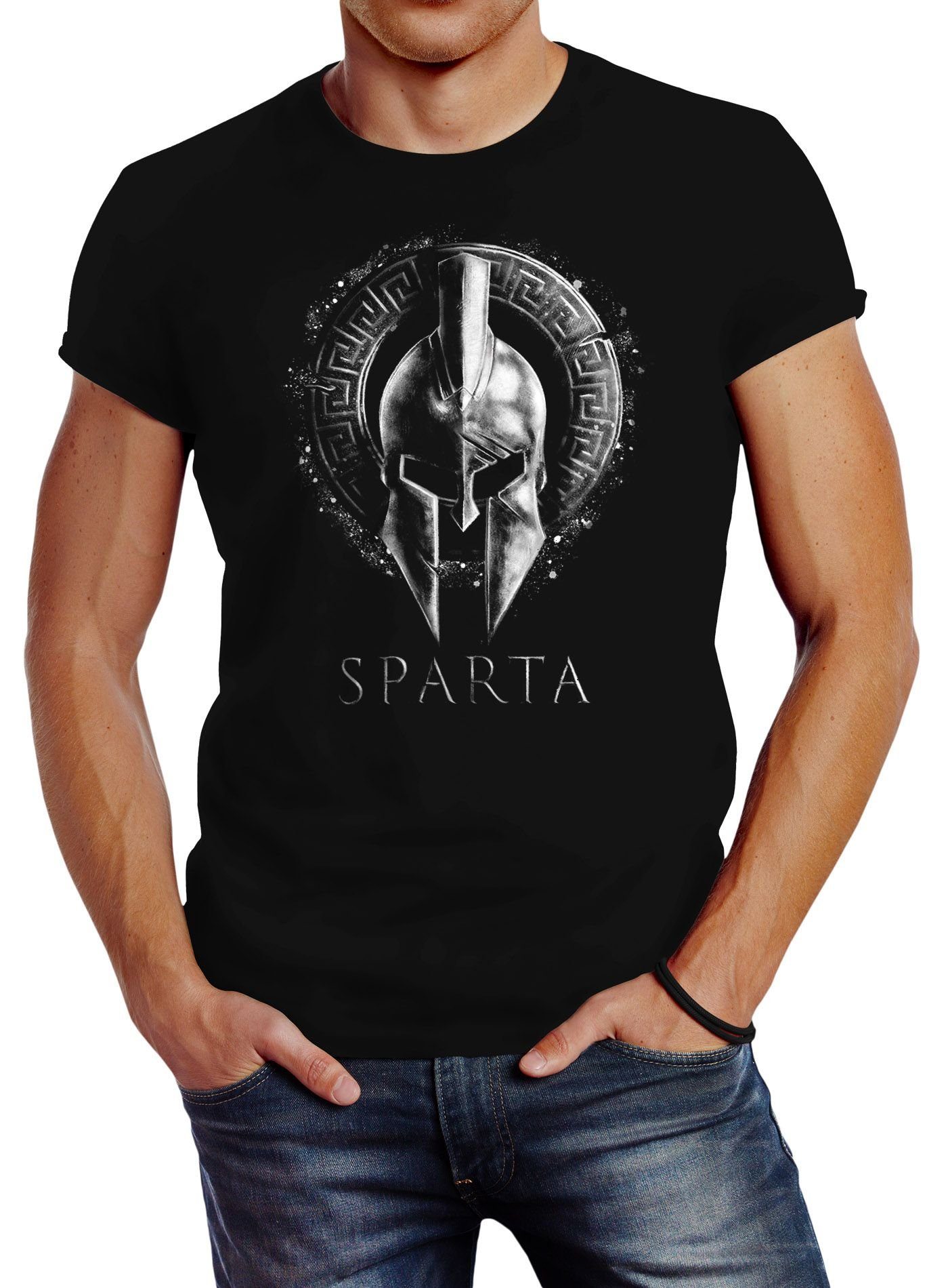 Neverless Print-Shirt Neverless® Herren T-Shirt Aufdruck günstig online kaufen