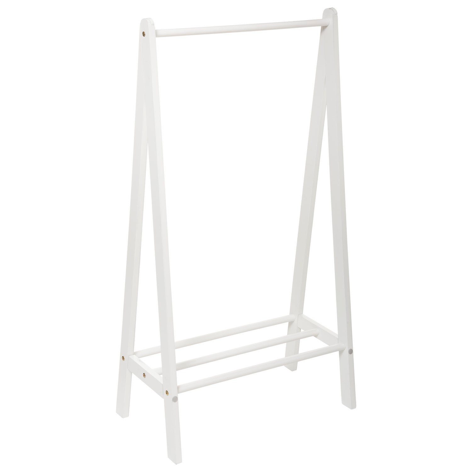 Atmosphera Créateur d'intérieur Kleiderständer Kleiderständer für Kinder mit Ablage, weiß, H. 115 cm