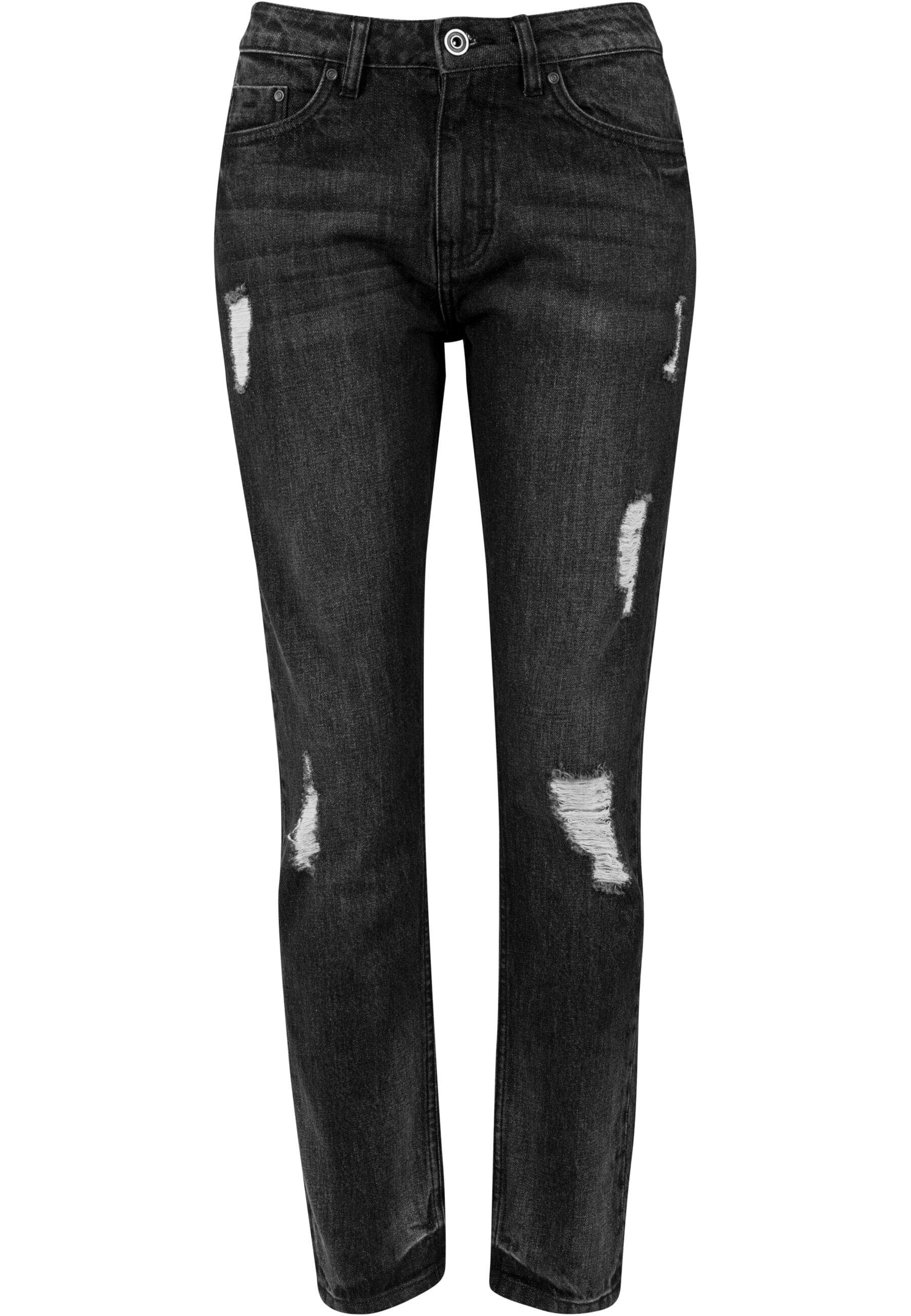 Bequeme Jeans Urban Classics Damen Ladies Boyfriend Denim Pants