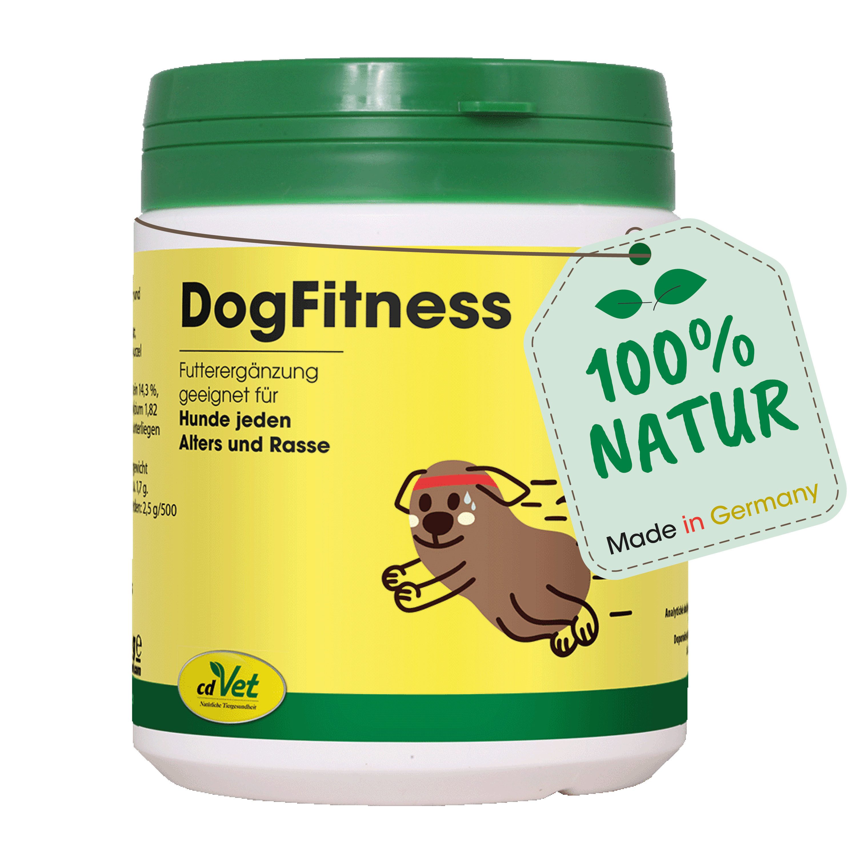 cdVet DogFitness, Ergänzungsfutter für: Hunde, Futterergänzungsmittel zur Unterstützung der Stoffwechselvorgänge