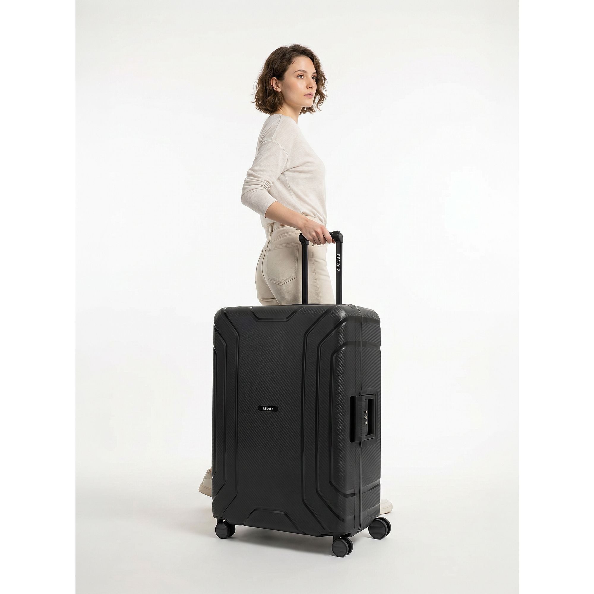 Redolz Hartschalen-Trolley Essentials 15, 4 Rollen, Polypropylen