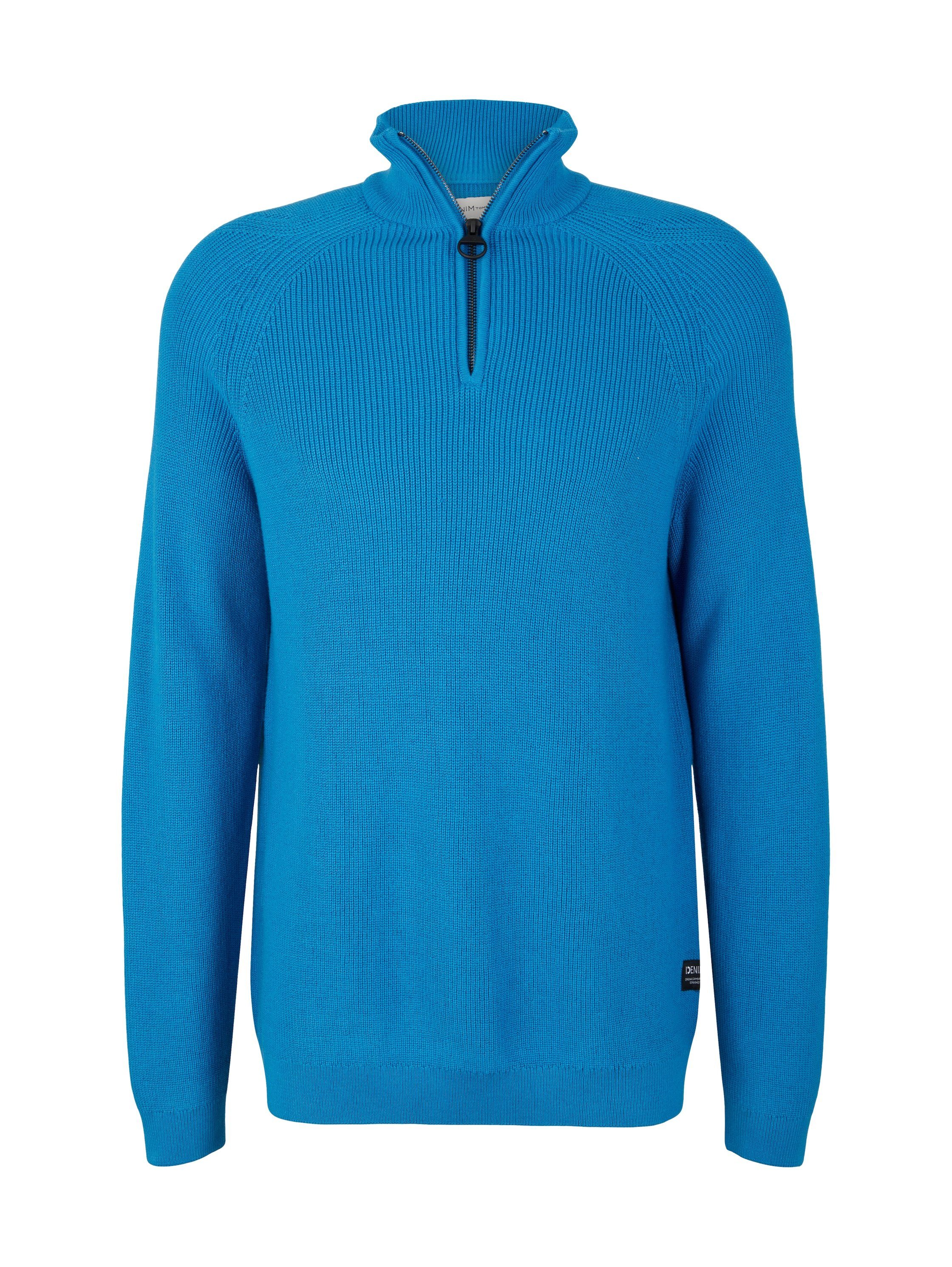 TOM TAILOR Denim Troyer Troyer Pullover sublime teal blue