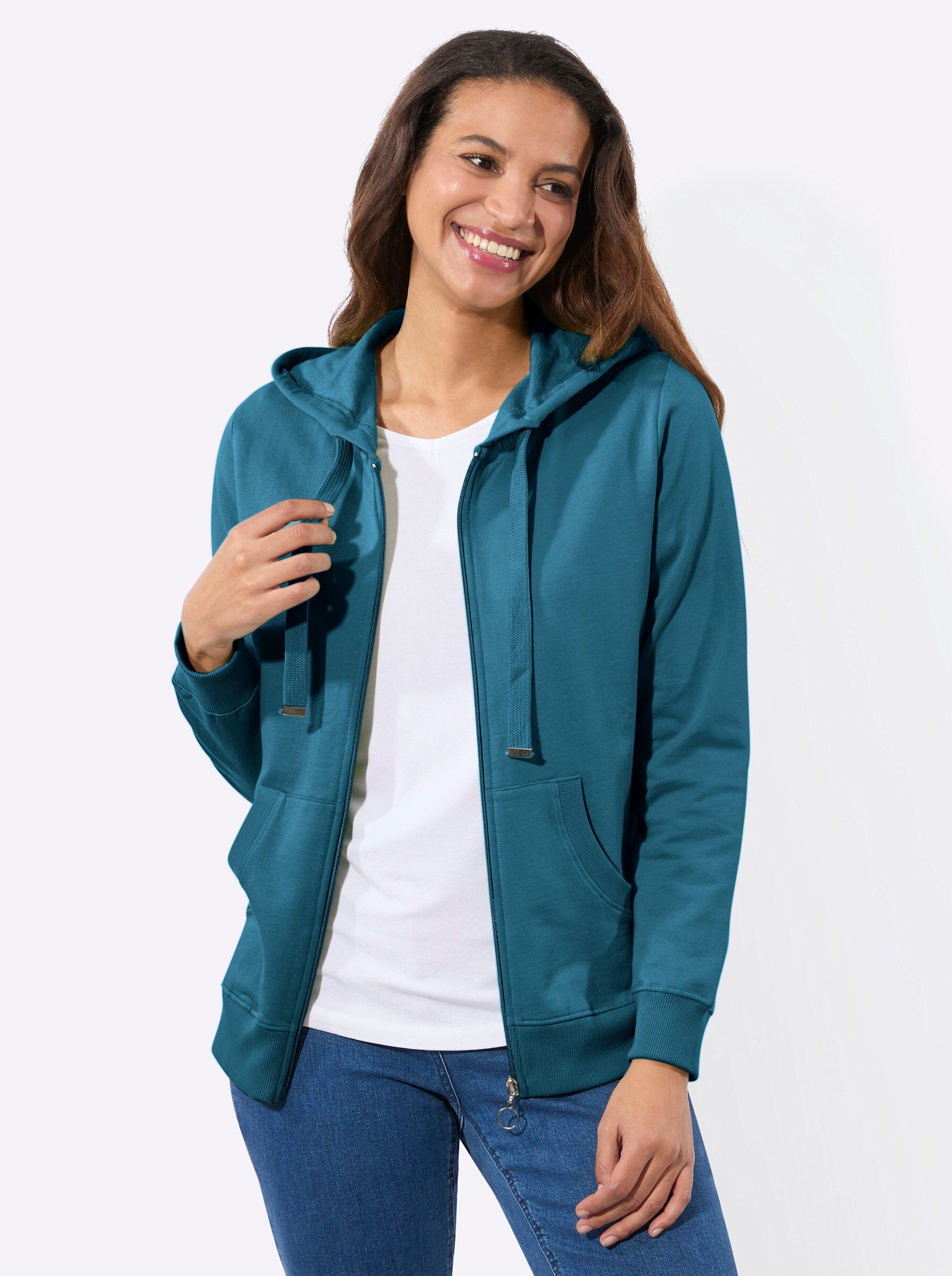 Witt Shirtjacke Sweatjacke Langarm