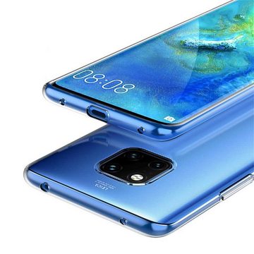 CoolGadget Handyhülle Transparent Ultra Slim Case für Huawei Mate 20 Pro 6,4 Zoll, Silikon Hülle Dünne Schutzhülle für Mate 20 Pro Hülle