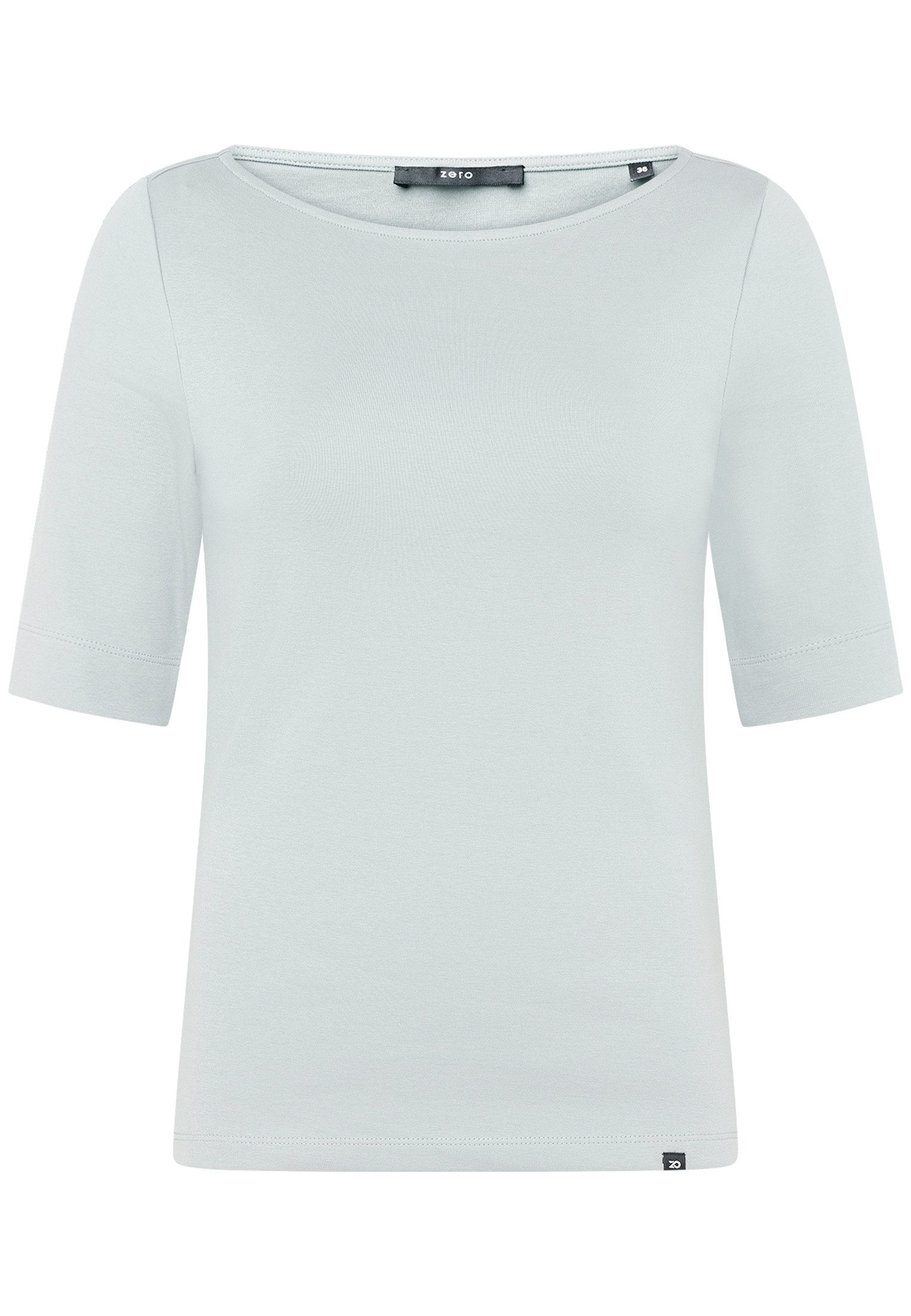 Zero 3/4-Arm-Shirt Damen Shirt mit U-Boot-Ausschnitt (1-tlg) Plain/ ohne De günstig online kaufen
