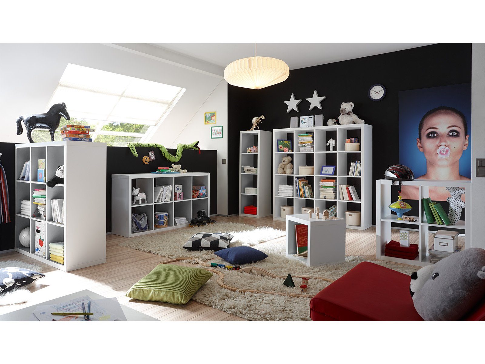 PREISBRECHER Raumteiler Portia, 112 x 112 x 38 cm (B/H/T)