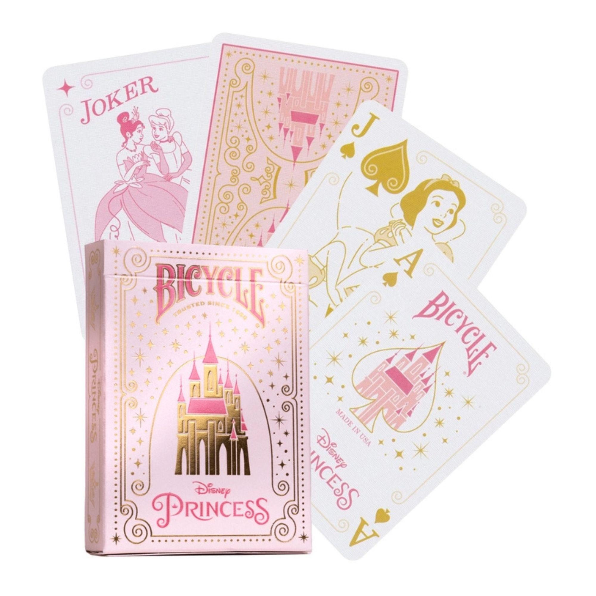 BICYCLE Spiel Princess Spielkarten (Pink) - Disney