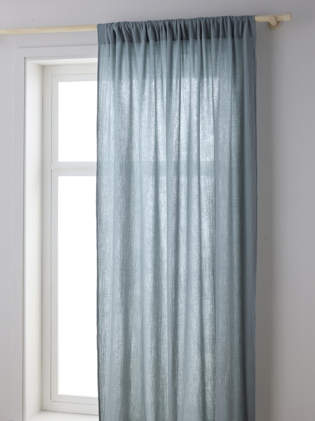 vertbaudet Vorhang Kinderzimmer Vorhang aus Musselin, Tunnelzug, Baumwolle günstig online kaufen