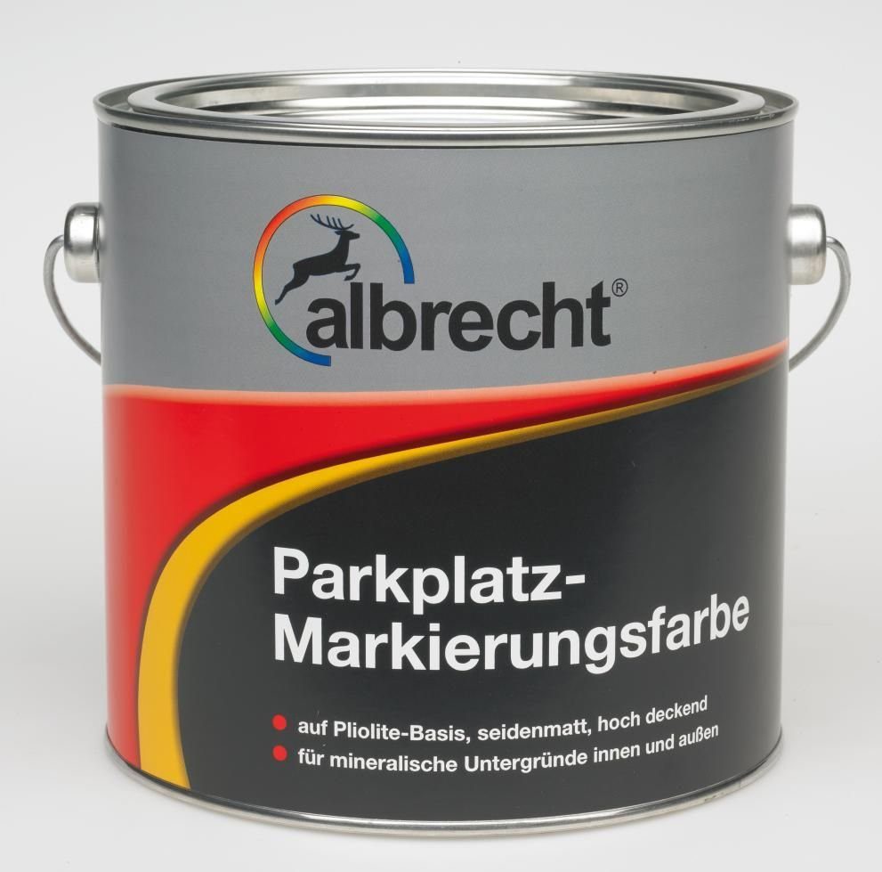 Albrecht Zementfarbe Albrecht Markierungsfarbe 2,5 L weiß | Bodenbeschichtungen