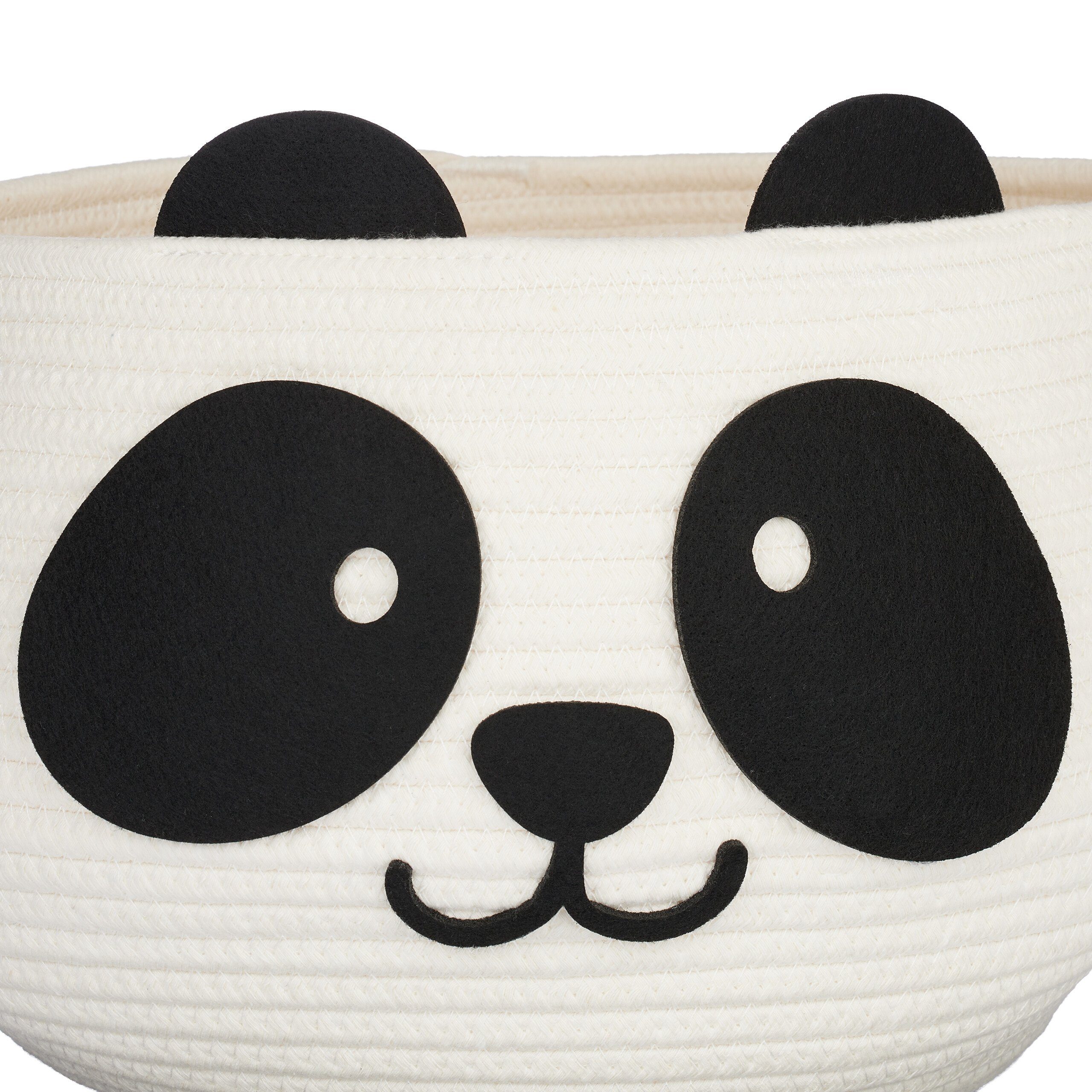 relaxdays Aufbewahrungskorb Kinder Aufbewahrungskorb Panda