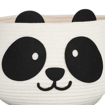 relaxdays Aufbewahrungskorb Kinder Aufbewahrungskorb Panda