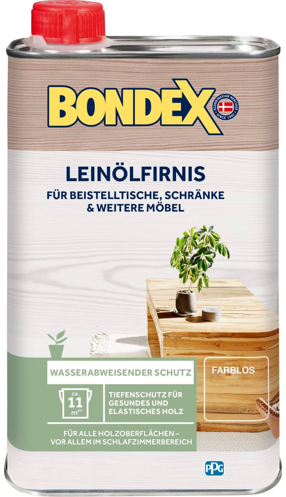 Bondex »LEINÖLFIRNIS Farblos« Holzpflegeöl, 0,5 l