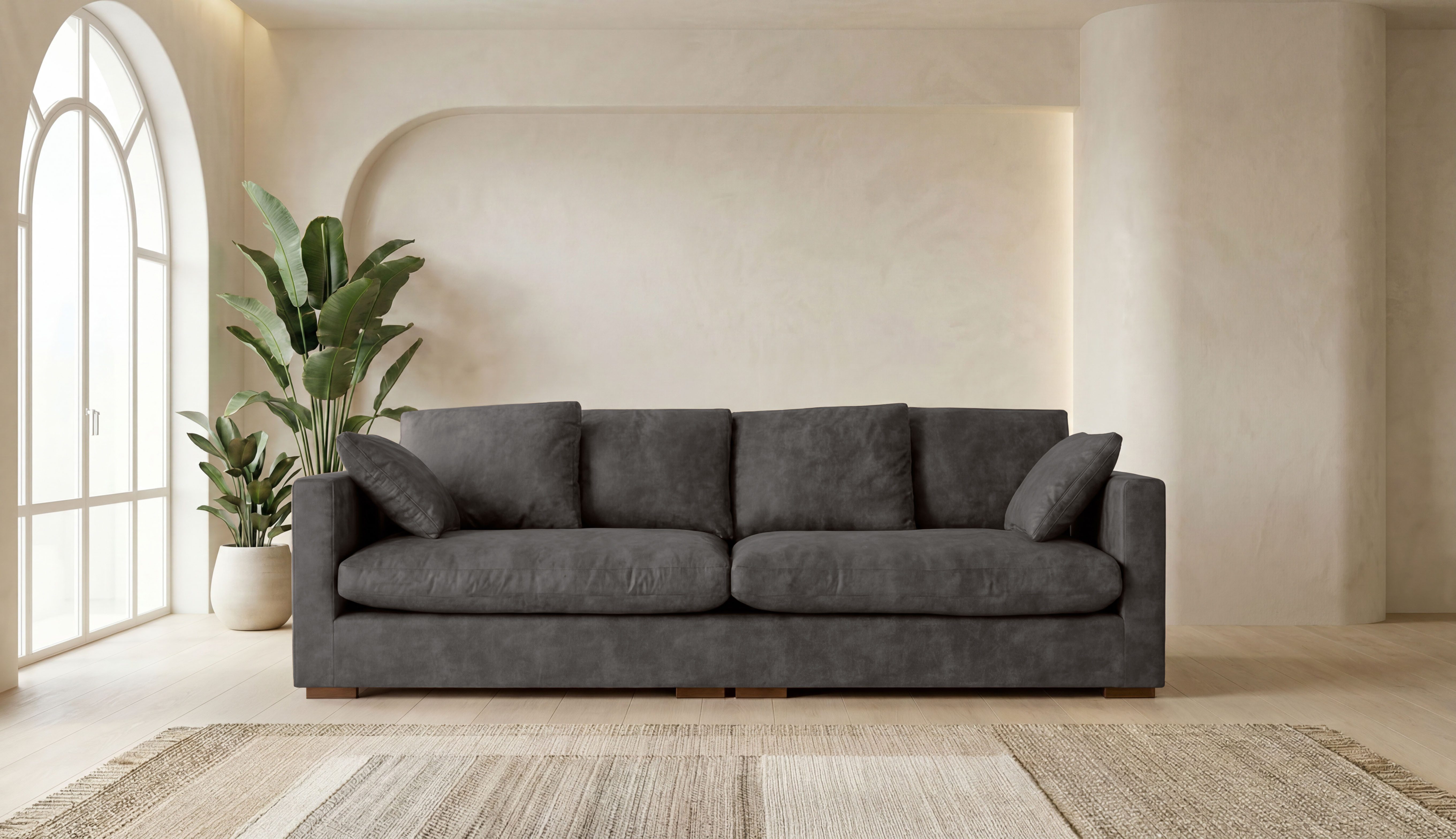 OTTO home Big-Sofa Coray, extra weich und kuschelig, Füllung mit Federn und Daunen