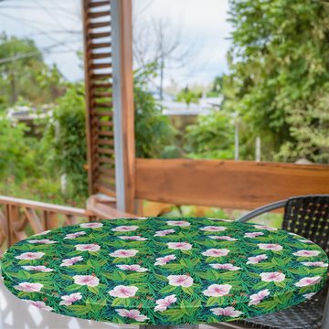 Abakuhaus Tischdecke Rundum-elastische Stofftischdecke, Exotisch Dschungel-Blume Blooming Woods
