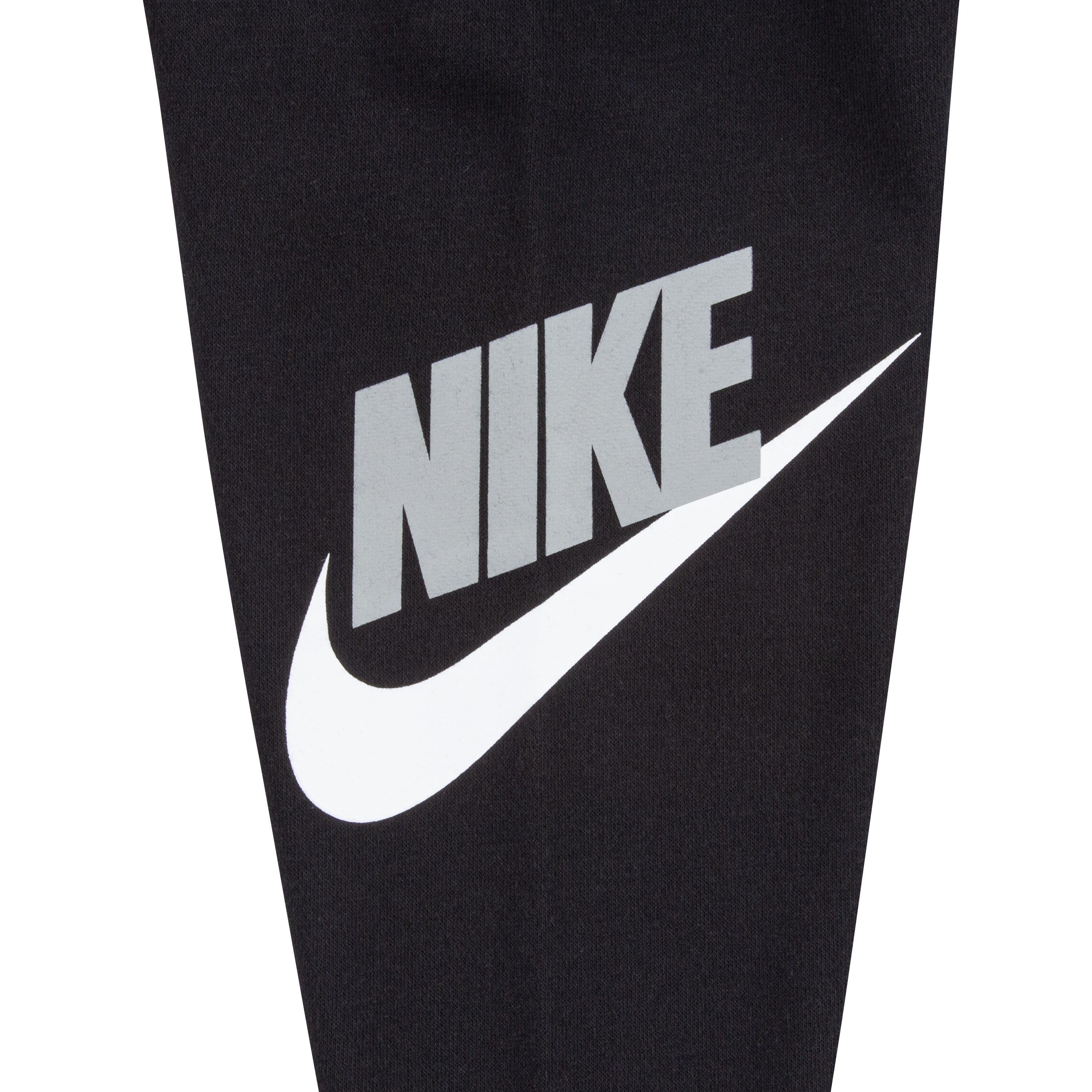 2-tlg) FLEECE Nike HOODIE schwarz & Sportswear (Set, Jogginganzug SET JOGGER 2PC PO