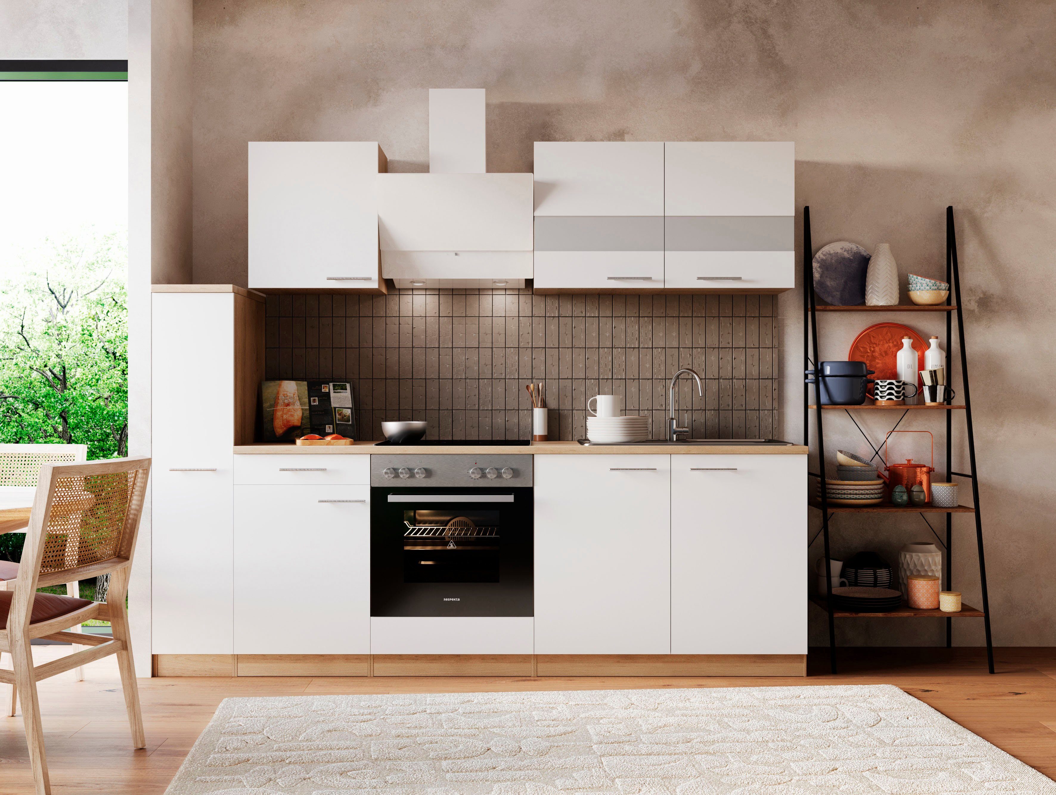 RESPEKTA Küche Merle, Breite 240 cm, mit Soft-Close, in exklusiver Konfigur günstig online kaufen