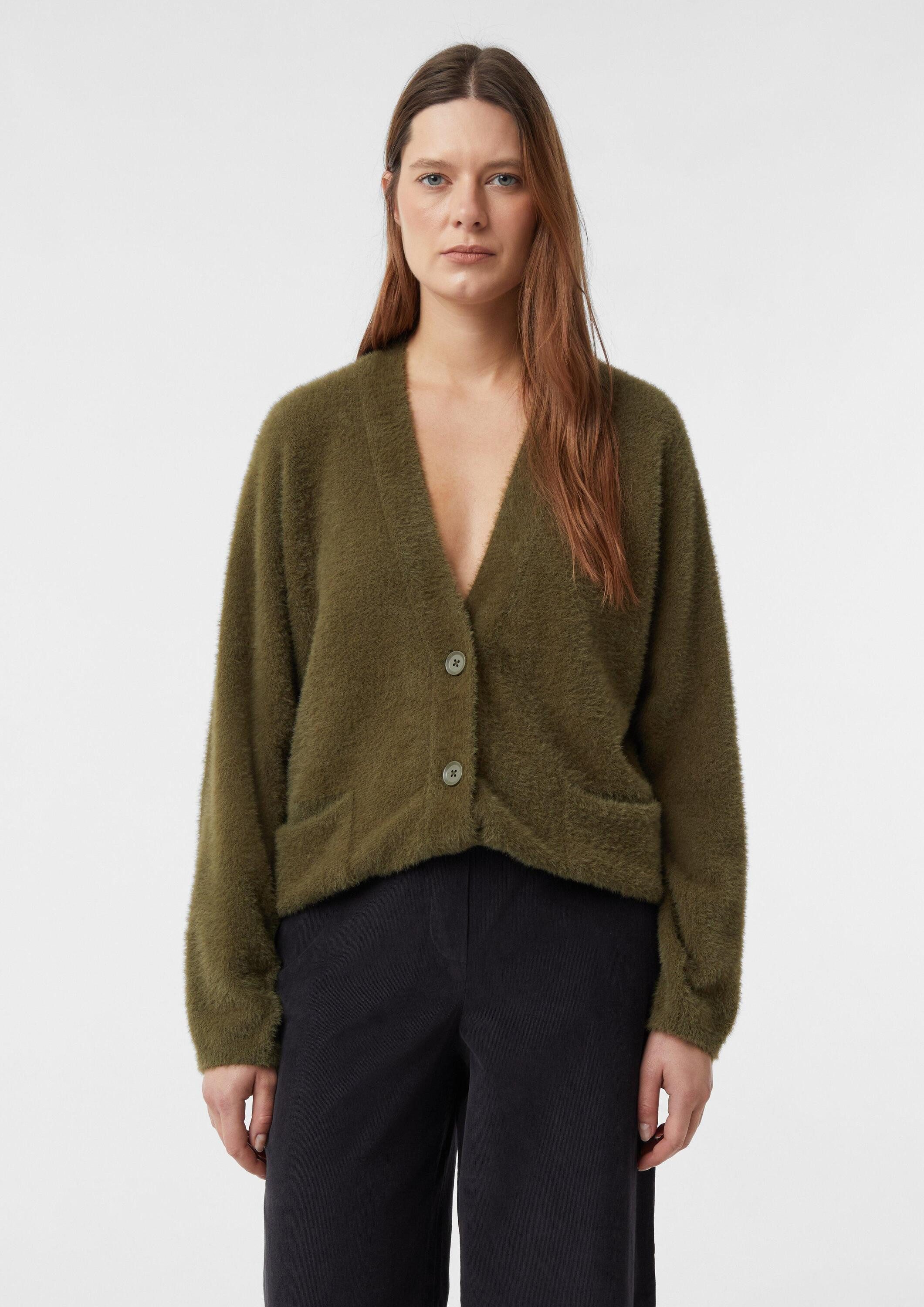 comma Cardigan Strickjacke Kuscheliger Cardigan im Relaxed Fit günstig online kaufen