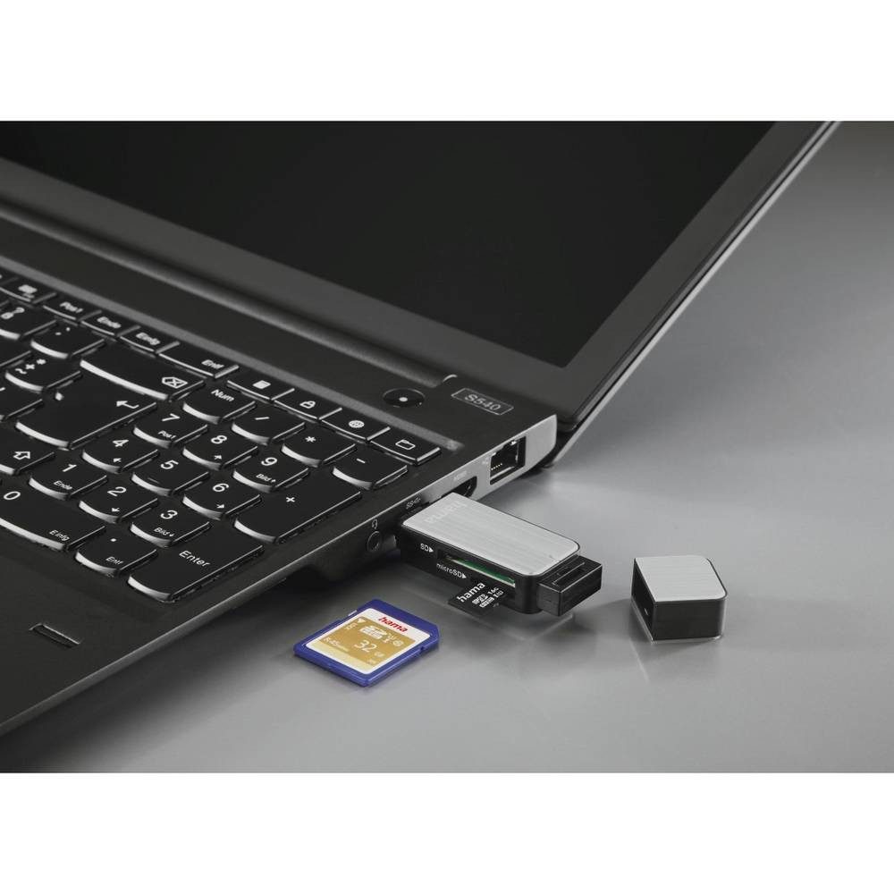 Hama Speicherkartenleser SD/microSD Kartenleser USB 3.0 123900