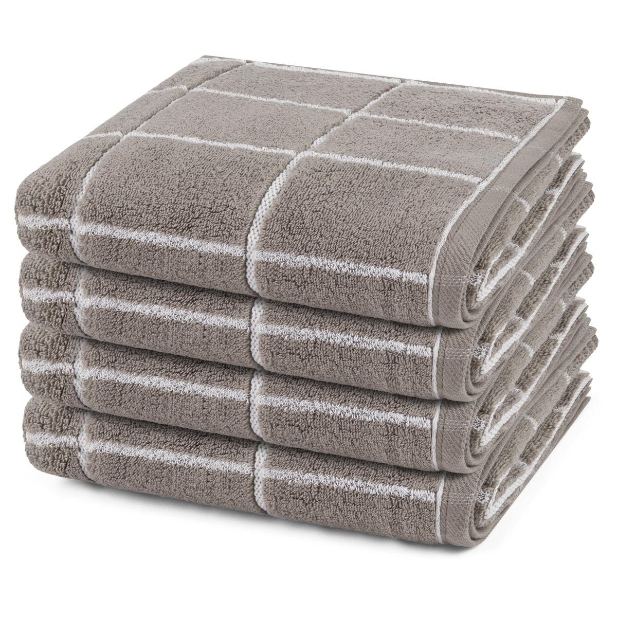 ROSS Handtuch Set Sensual Skin Karo, Walkfrottee (Spar-Set, 4-St), 4 X Hand günstig online kaufen