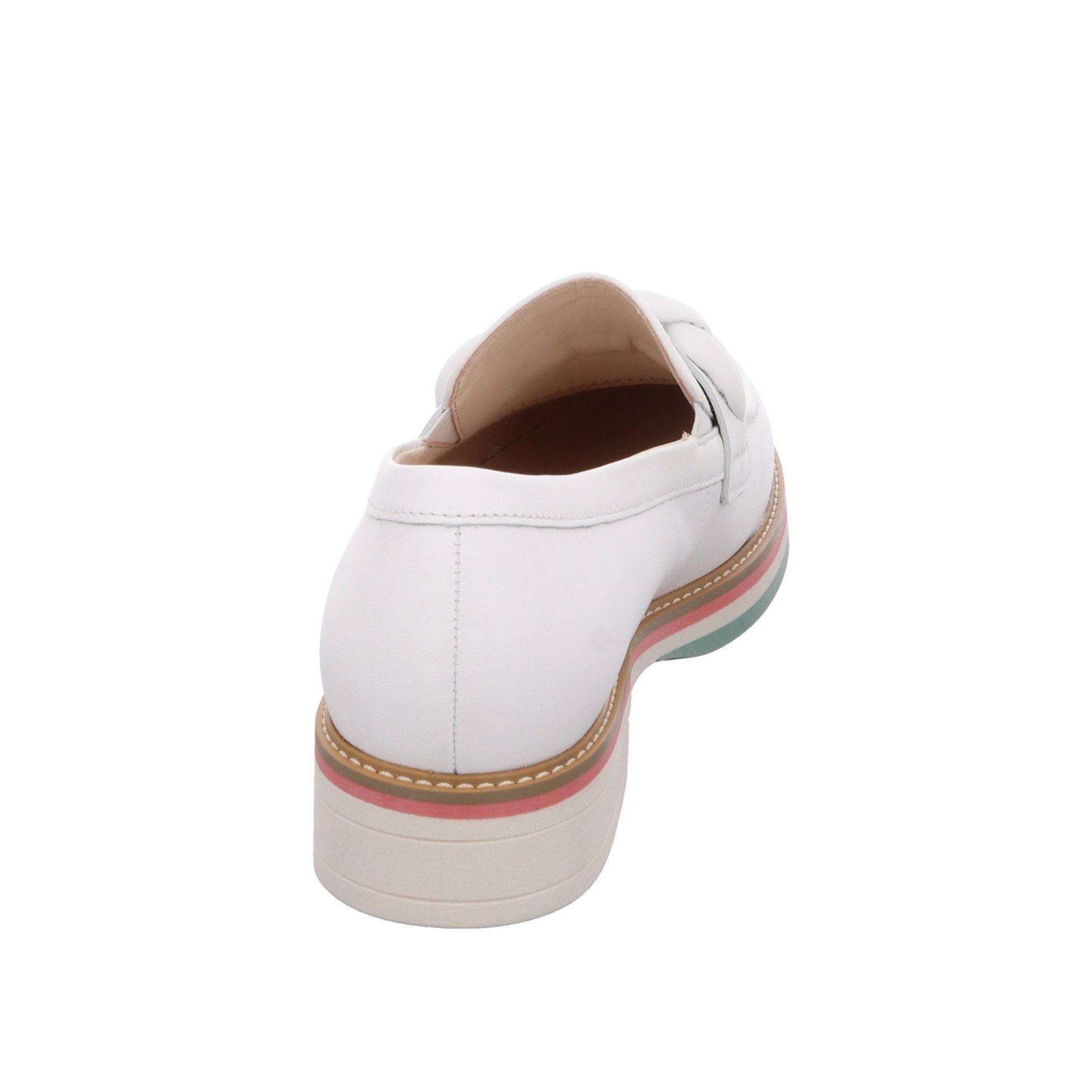 Schuhe Weiß Gabor (weiss Damen Glattleder 50) Slipper Florenz / Slipper Slipper
