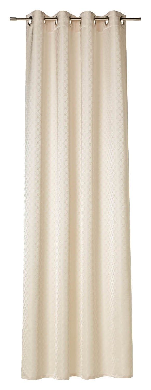 JOOP! Vorhang J! ALLOVER, Beige, Polyester, 140 x 250 cm, (1 St), Ösen, hal günstig online kaufen