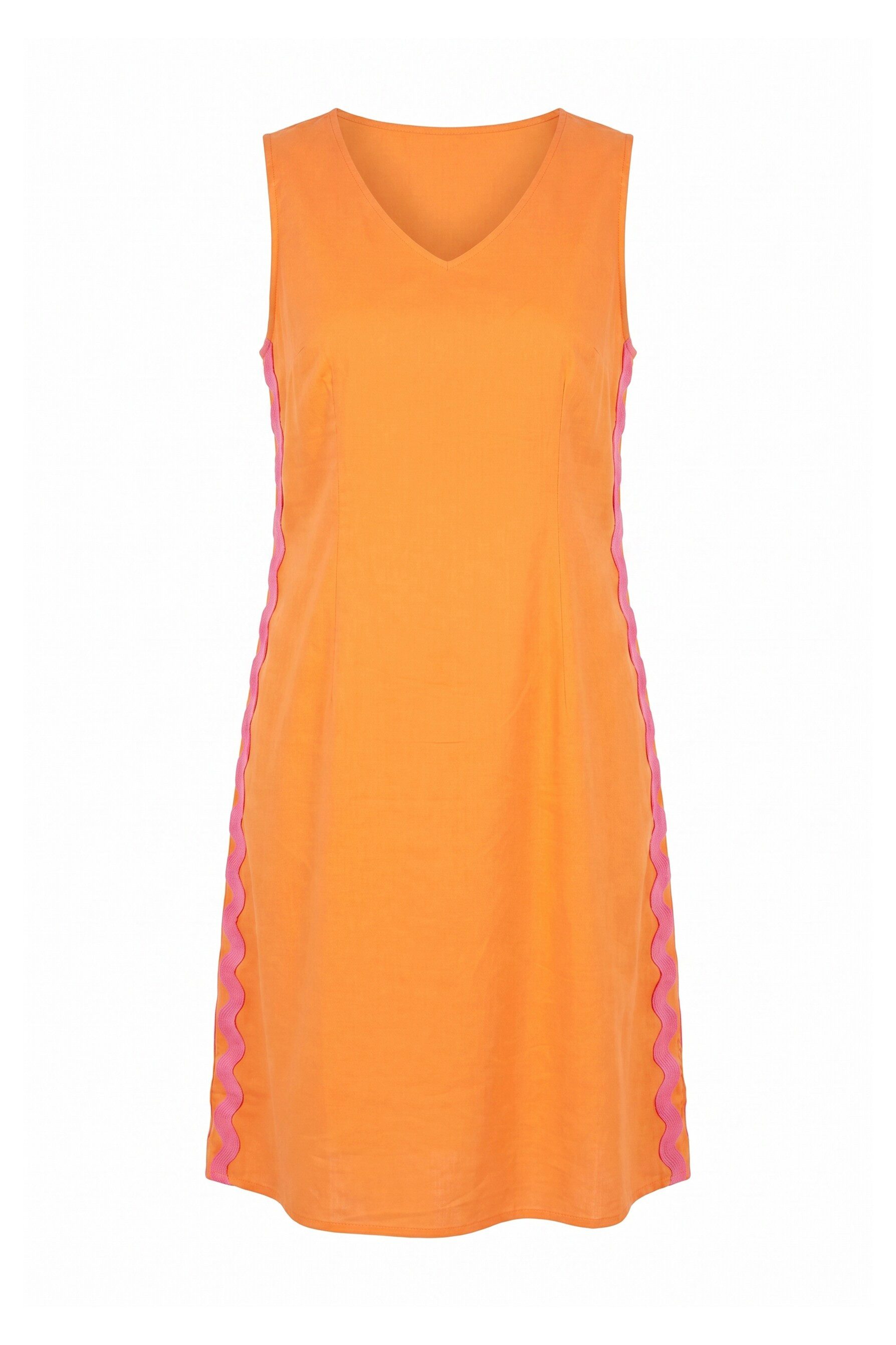 Angel of Style Jerseykleid Maxikleid A-Linie seitliches Wellenband