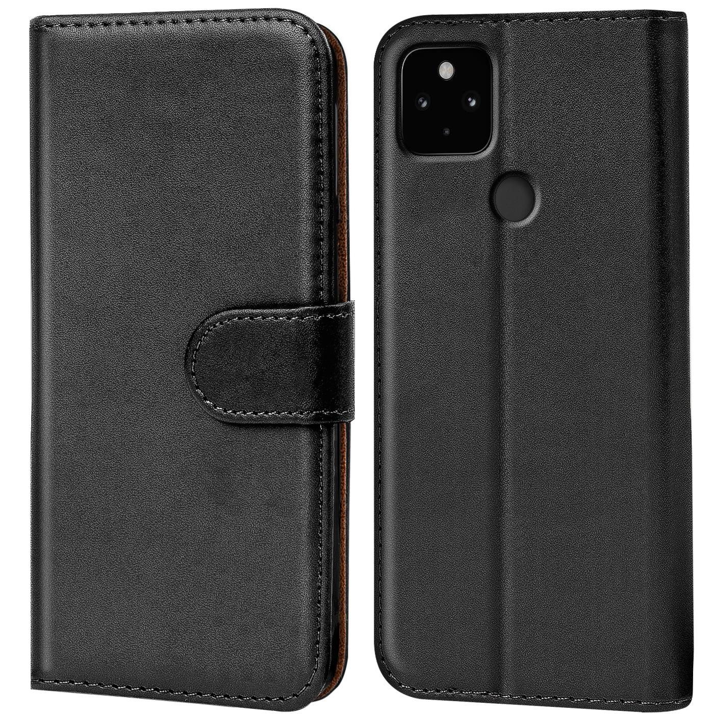 CoolGadget Handyhülle Book Case Handy Tasche für Google Pixel 4a 5G 6,2 Zoll, Hülle Klapphülle Flip Cover für Pixel 4a 5G Schutzhülle stoßfest