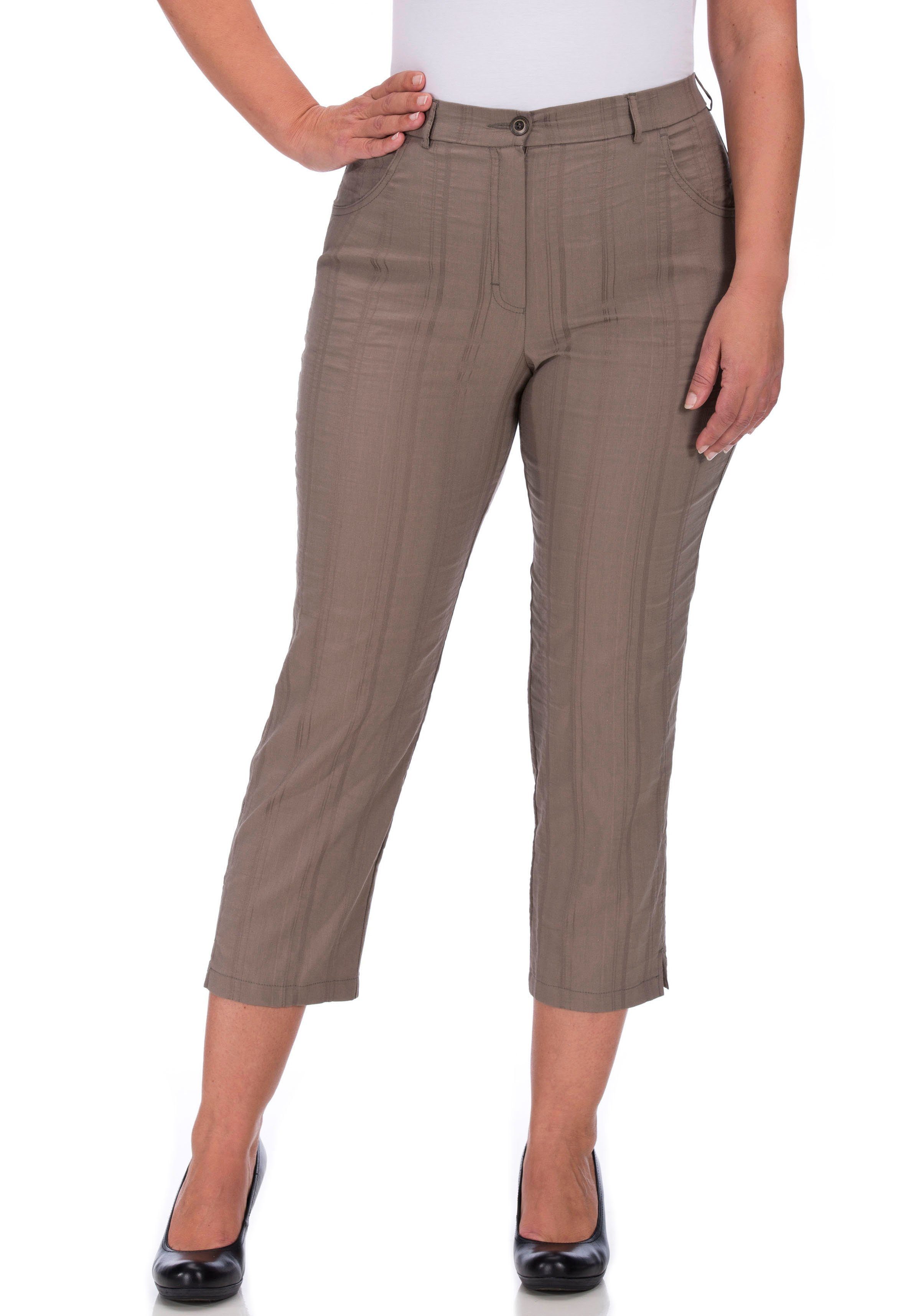 KjBRAND 7/8-Hose BEA 7/8 bügelfrei taupe | Stretchhosen