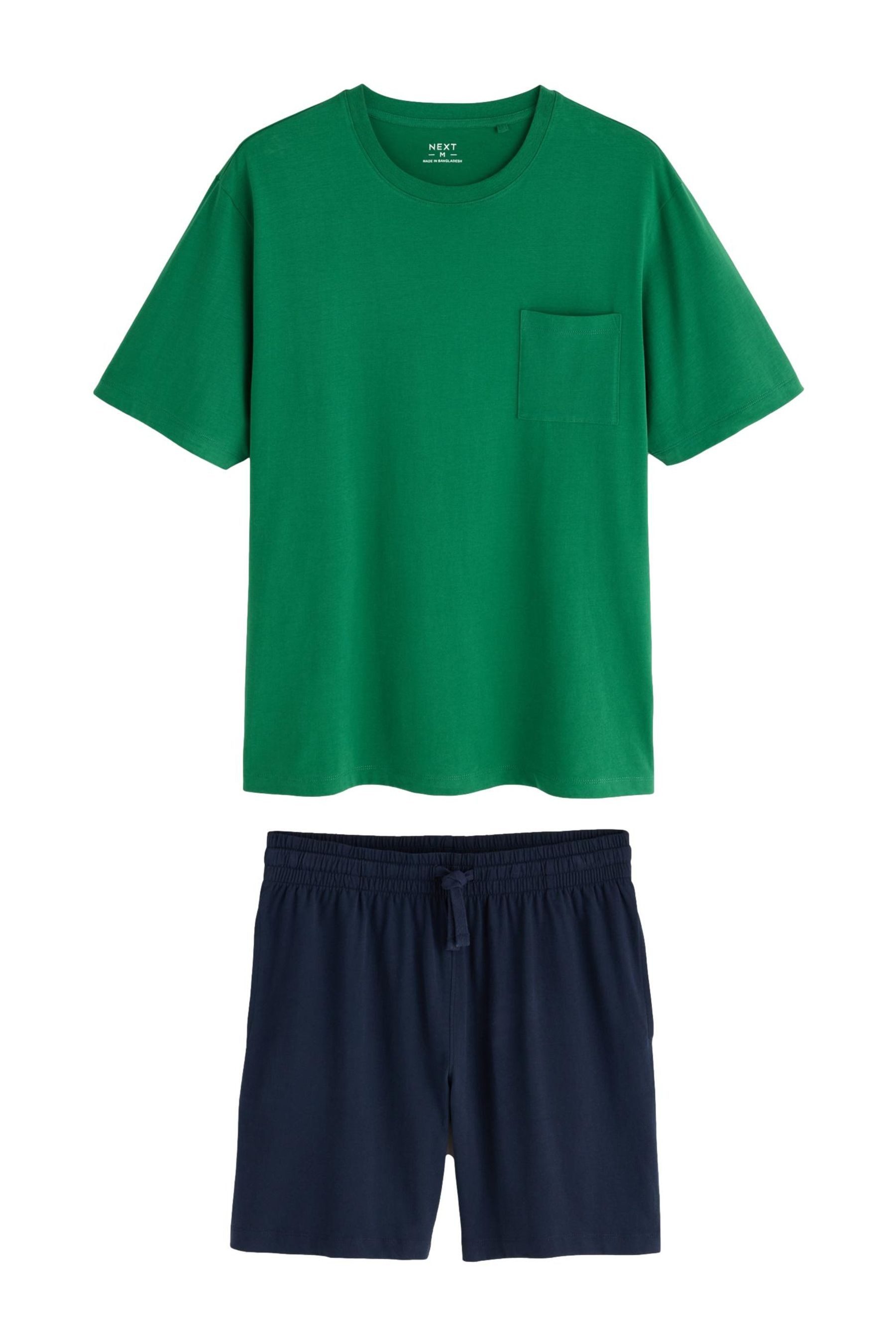 Pyjama Kurzärmeliges Jersey-Schlafanzug