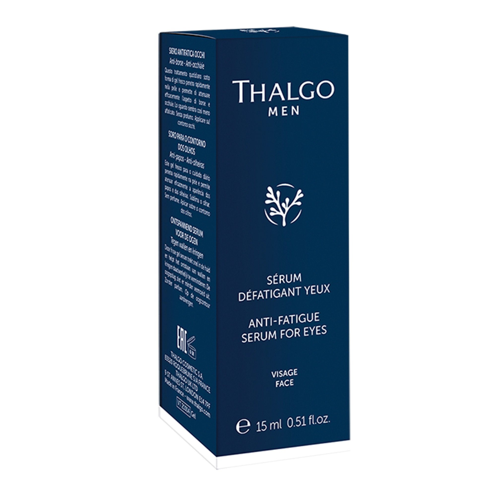 THALGO Augenserum Men Belebendes Augen-Serum 15ml zur Bekämpfung müder Augen