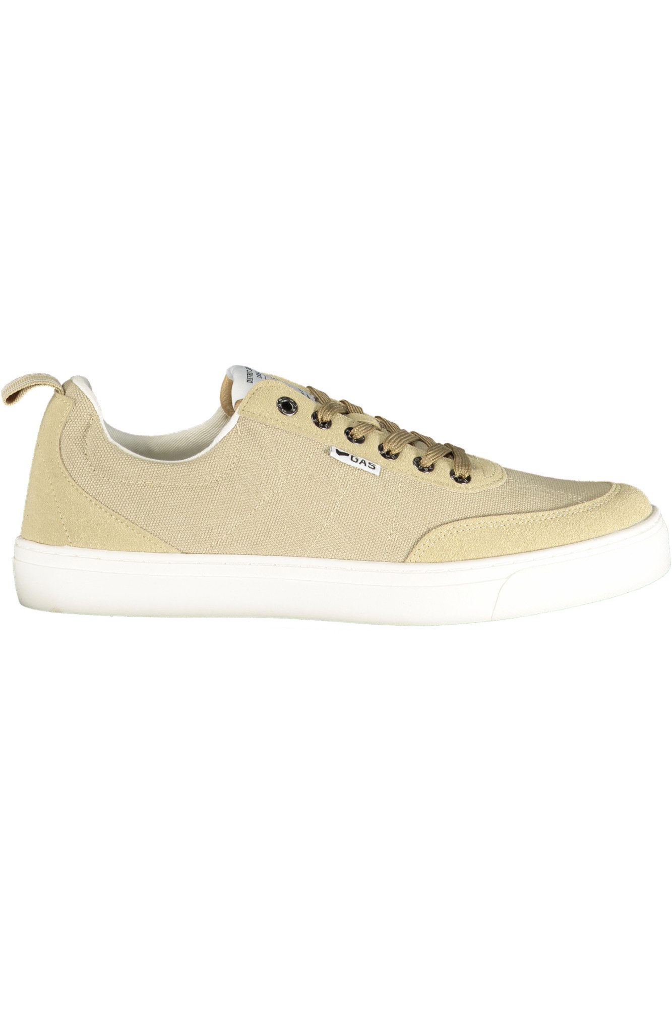 GAS Sneaker Bequemer Herrensportschuh Beige mit Kontrasten und