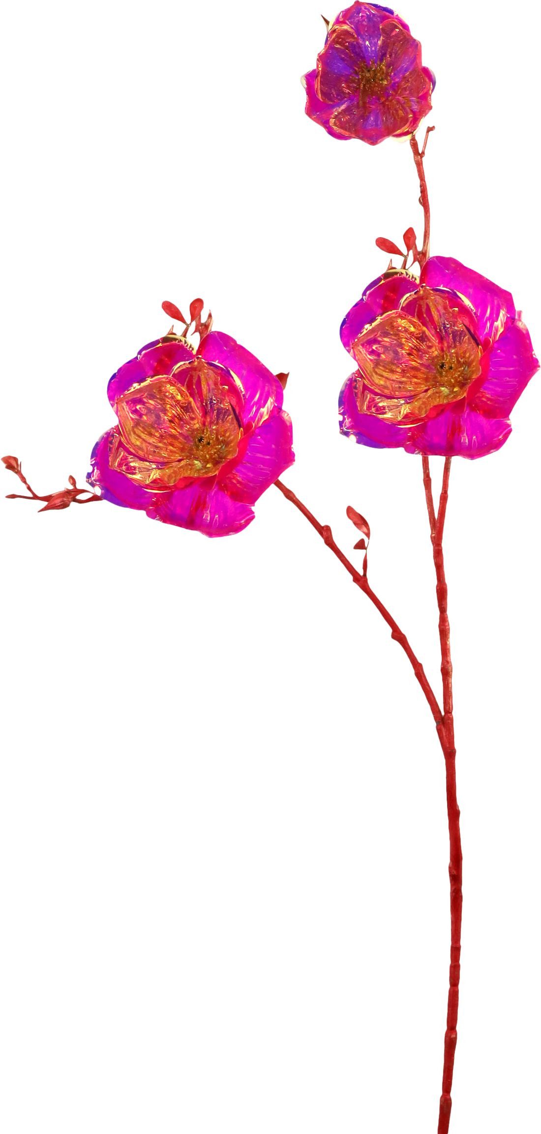 Kunstblume Flora Luxe, FURNARO, Höhe 92 cm, Blumenmotiv, Kunststoff, 20 x 5 x 92 cm