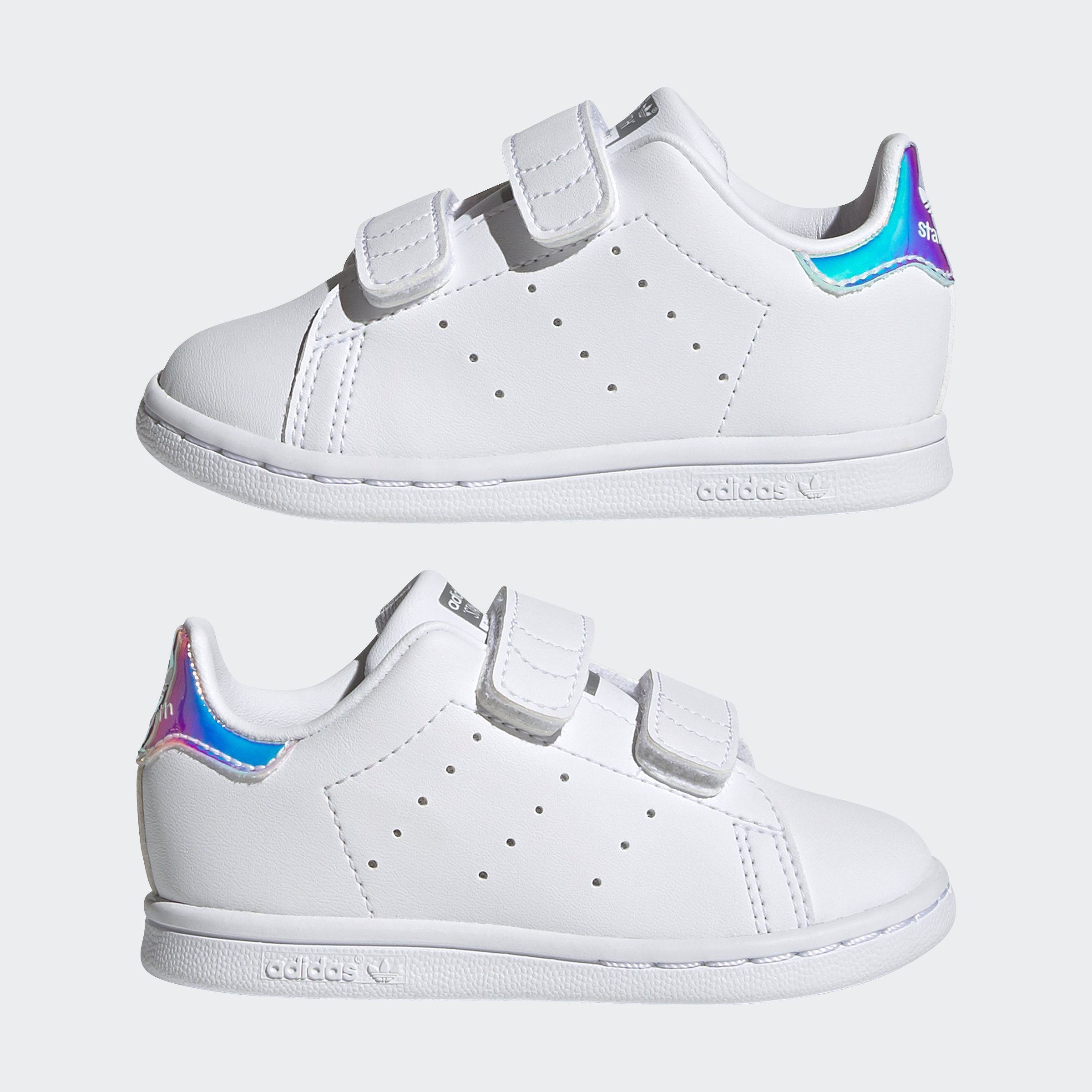 Silver STAN SMITH Metallic adidas Sneaker Cloud White Originals / / Cloud White