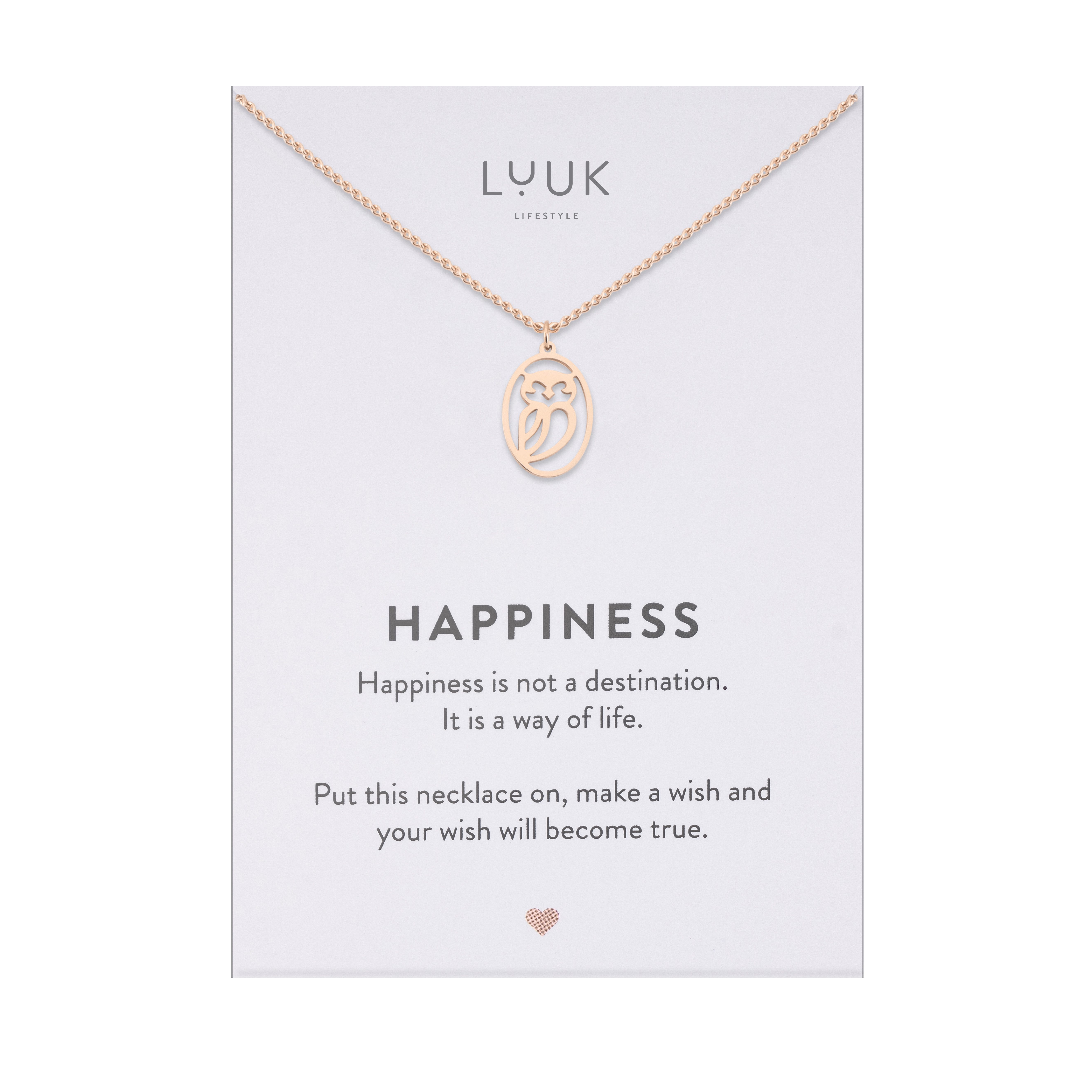 LUUK LIFESTYLE Kette mit Anhänger Eule, günstig online kaufen