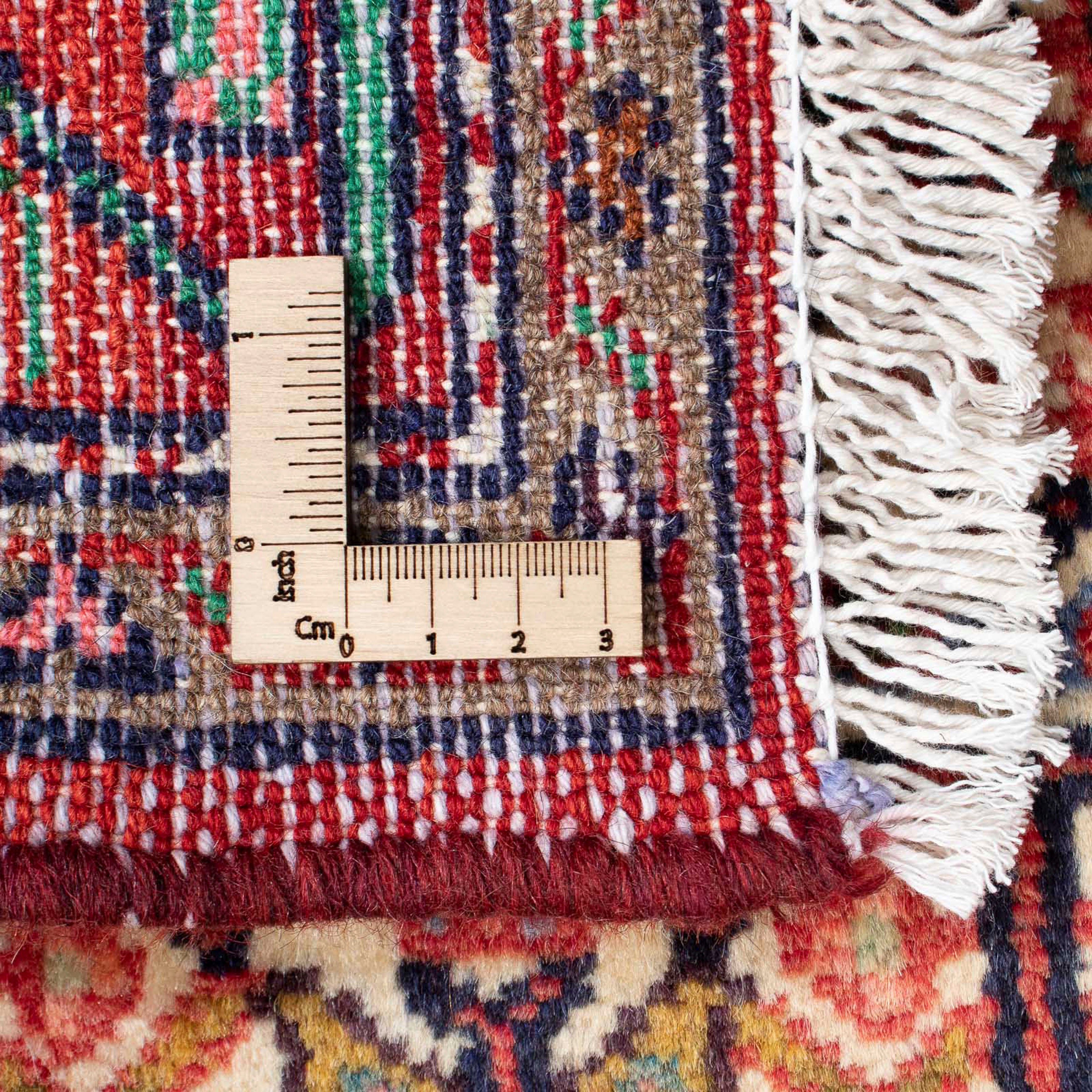 Orientteppich Perser - Nomadic morgenland, rechteckig, Wohnzimmer, mit Höhe: cm Zertifikat 83 210 mm, beige, - x - Einzelstück 10 Handgeknüpft