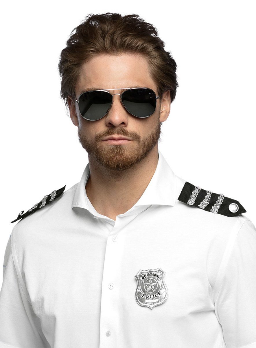 Boland Polizei-Kostüm Polizei Accessoire-Set, Zubehör für den klassischen Co