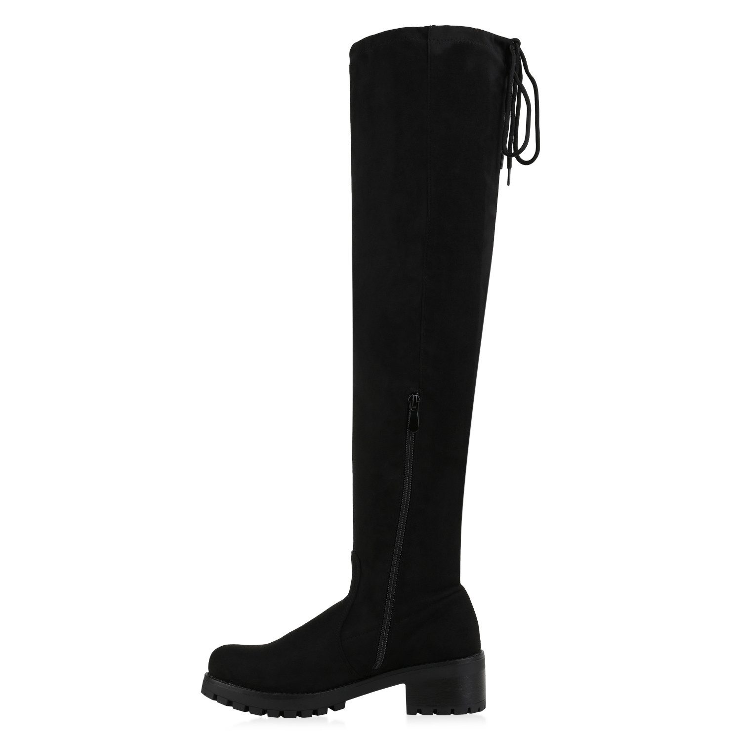 VAN HILL 831540 Overkneestiefel Damen Overknees Leicht Gefütterte Stiefel V günstig online kaufen