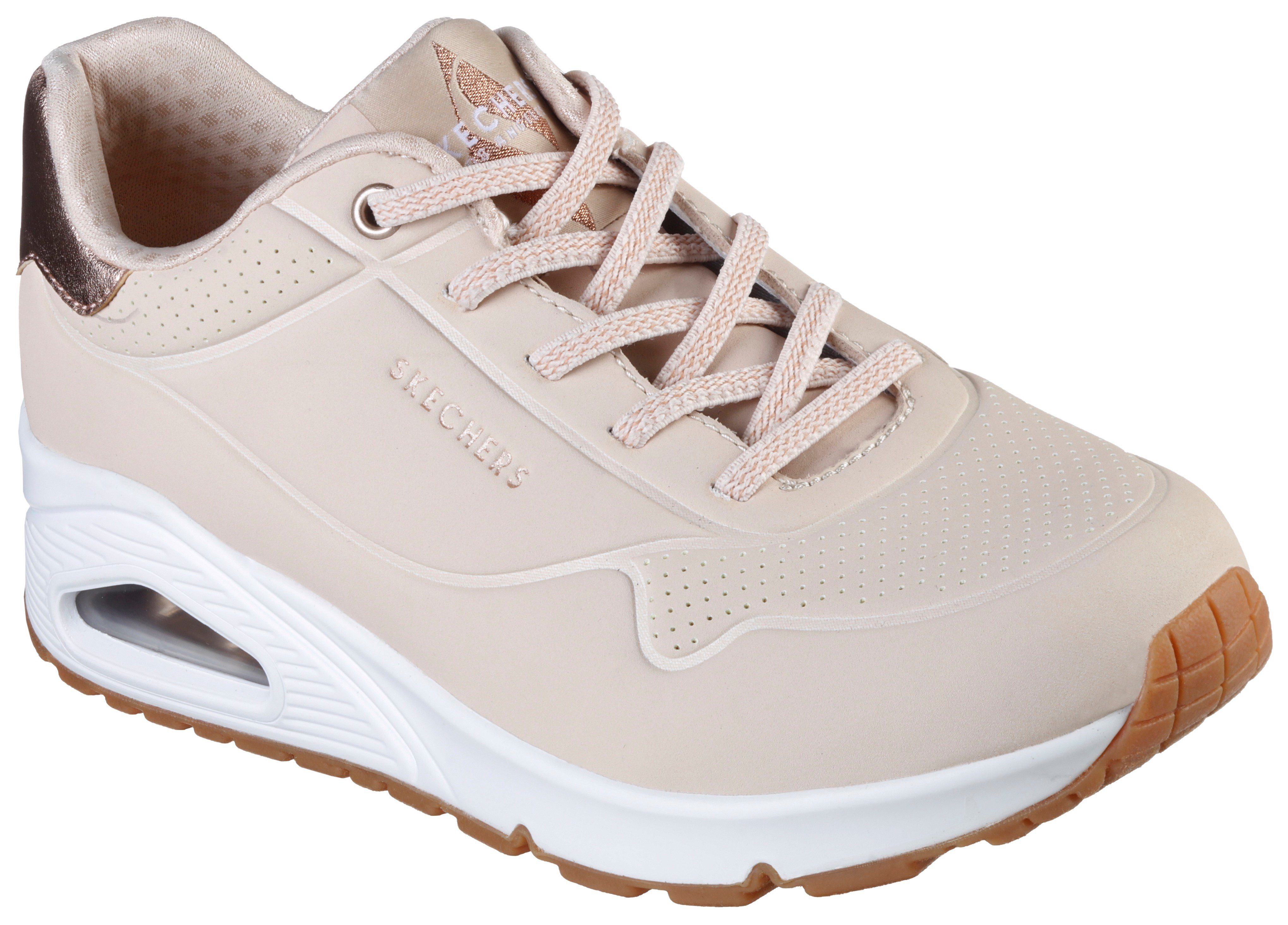 Skechers UNO SHIMMER AWAY Slip-On Sneaker Slipper, Freizeitschuh, Plateausn günstig online kaufen