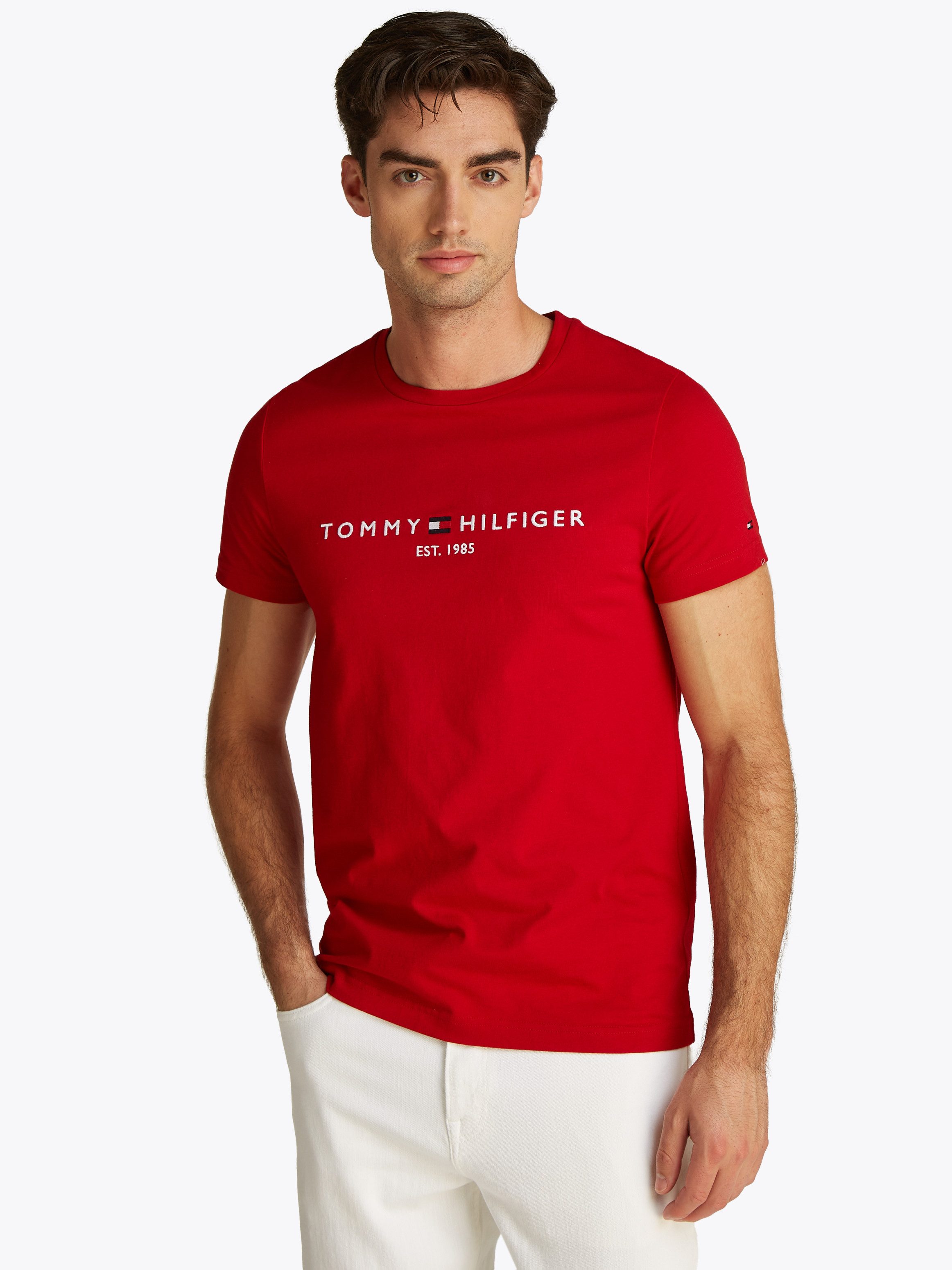 Tommy Hilfiger T-Shirt TOMMY LOGO TEE günstig online kaufen