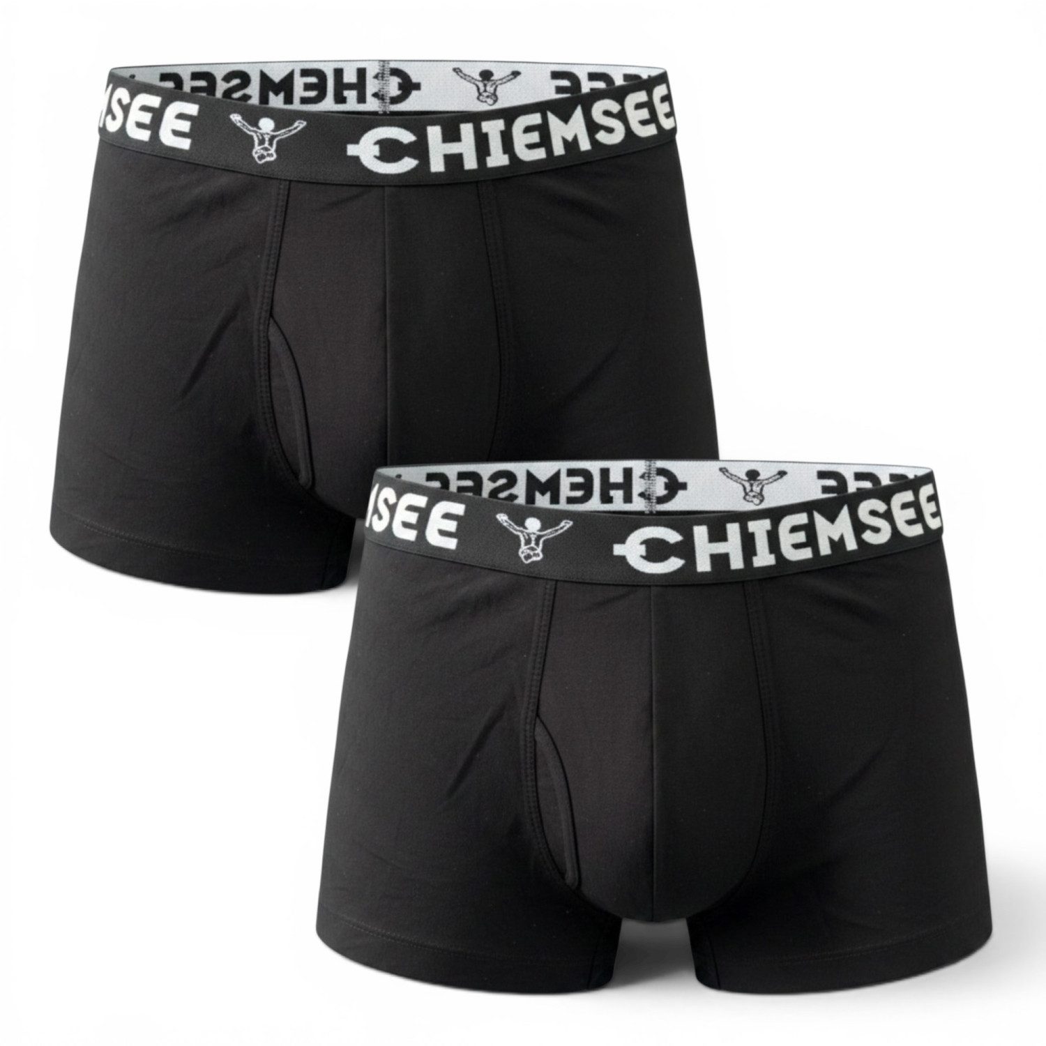 Chiemsee Boxershorts 2er Pack Boxershorts Unterhose Retroshorts Underwear Unterwäsche M-XX (2er-Pack) mit Logo-Elastikbund