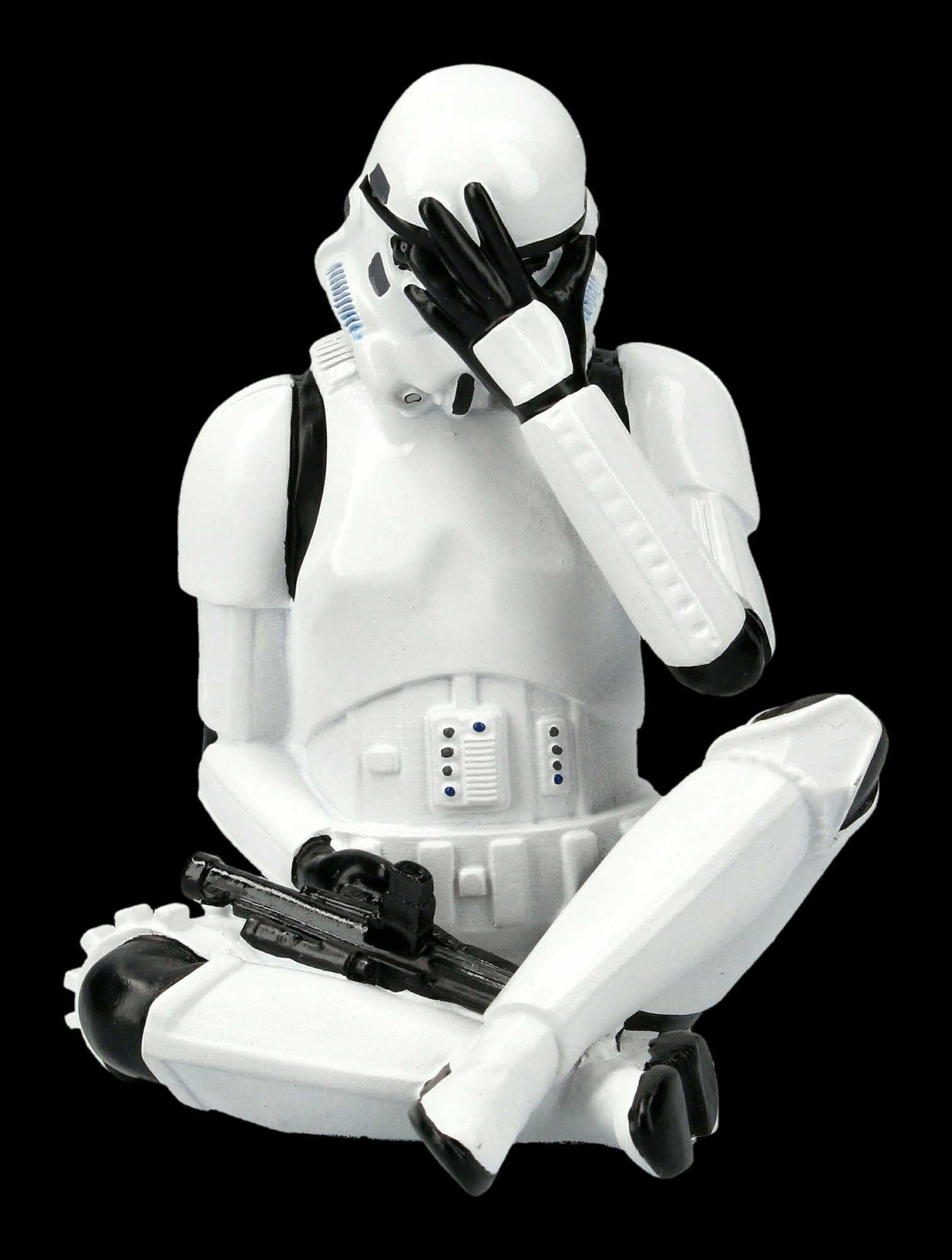 Figuren Shop GmbH Dekofigur Stormtrooper Figur - Nichts böses sehen - Film Merchandise