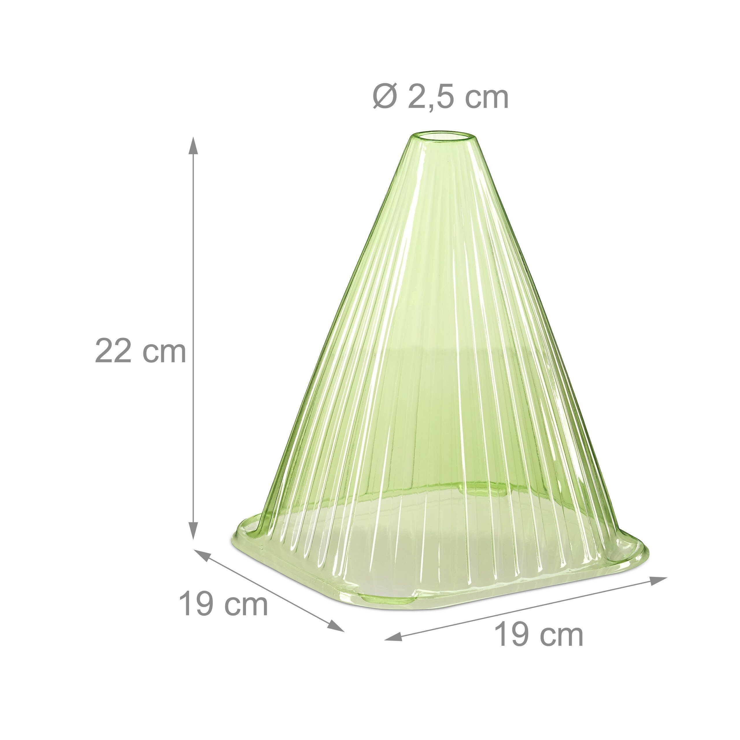 relaxdays Pflanzenschutzdach Hellgrüner Pflanzenhut im 32er Set